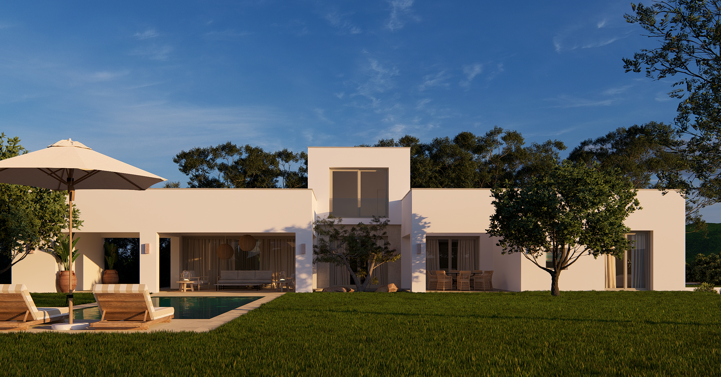  Contemporary villa with single-level living and landscaped garden - 物件實景