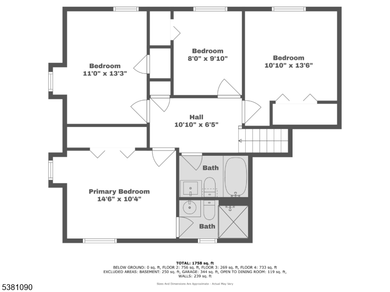 Bridgewater Twp., New Jersey, 08807, United States, 4 Bedrooms Bedrooms, ,3 BathroomsBathrooms,Residential,For Sale,1938544