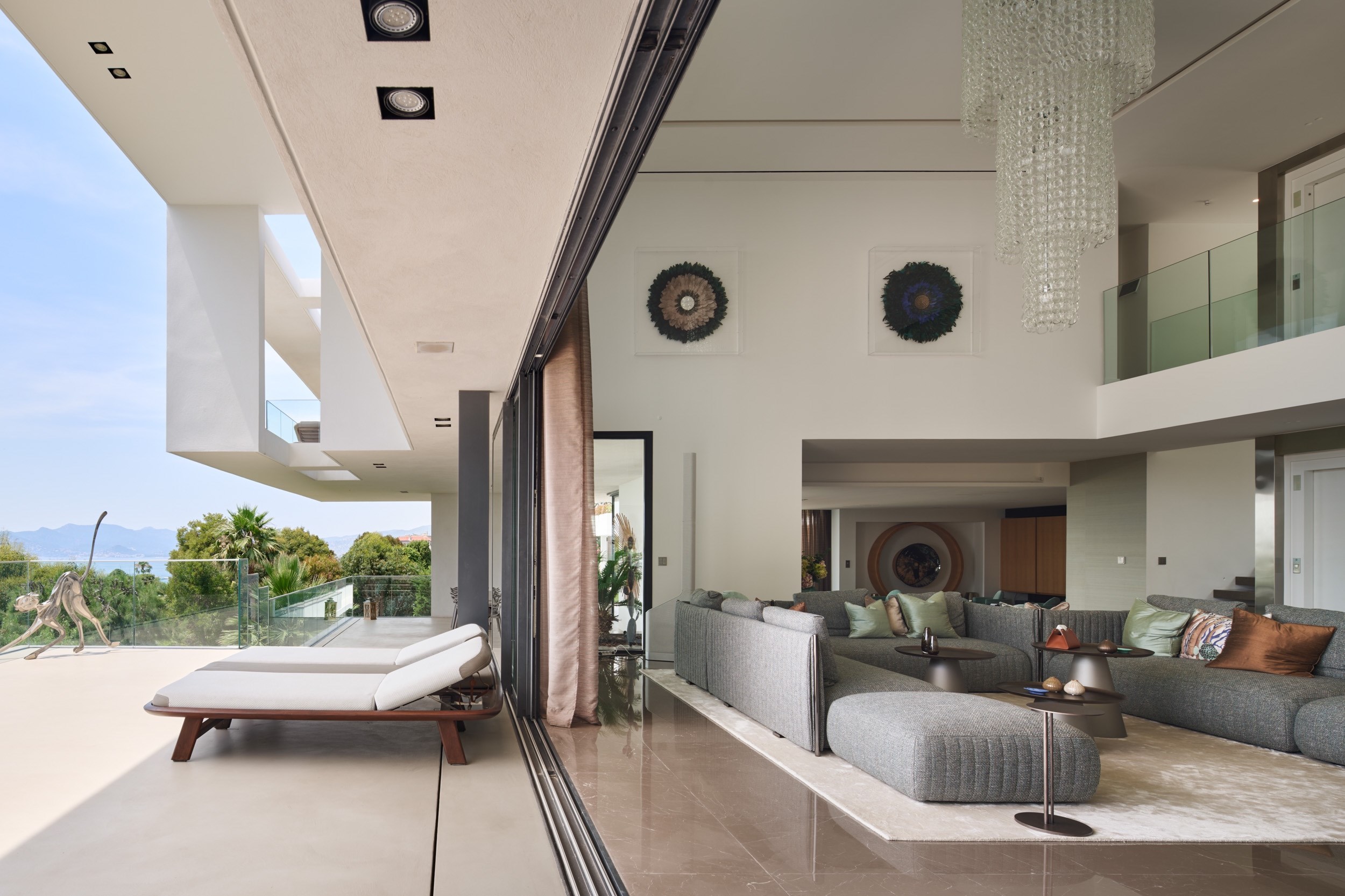  Contemporary luxury estate with panoramic sea views in Cannes Californie - 物件實景
