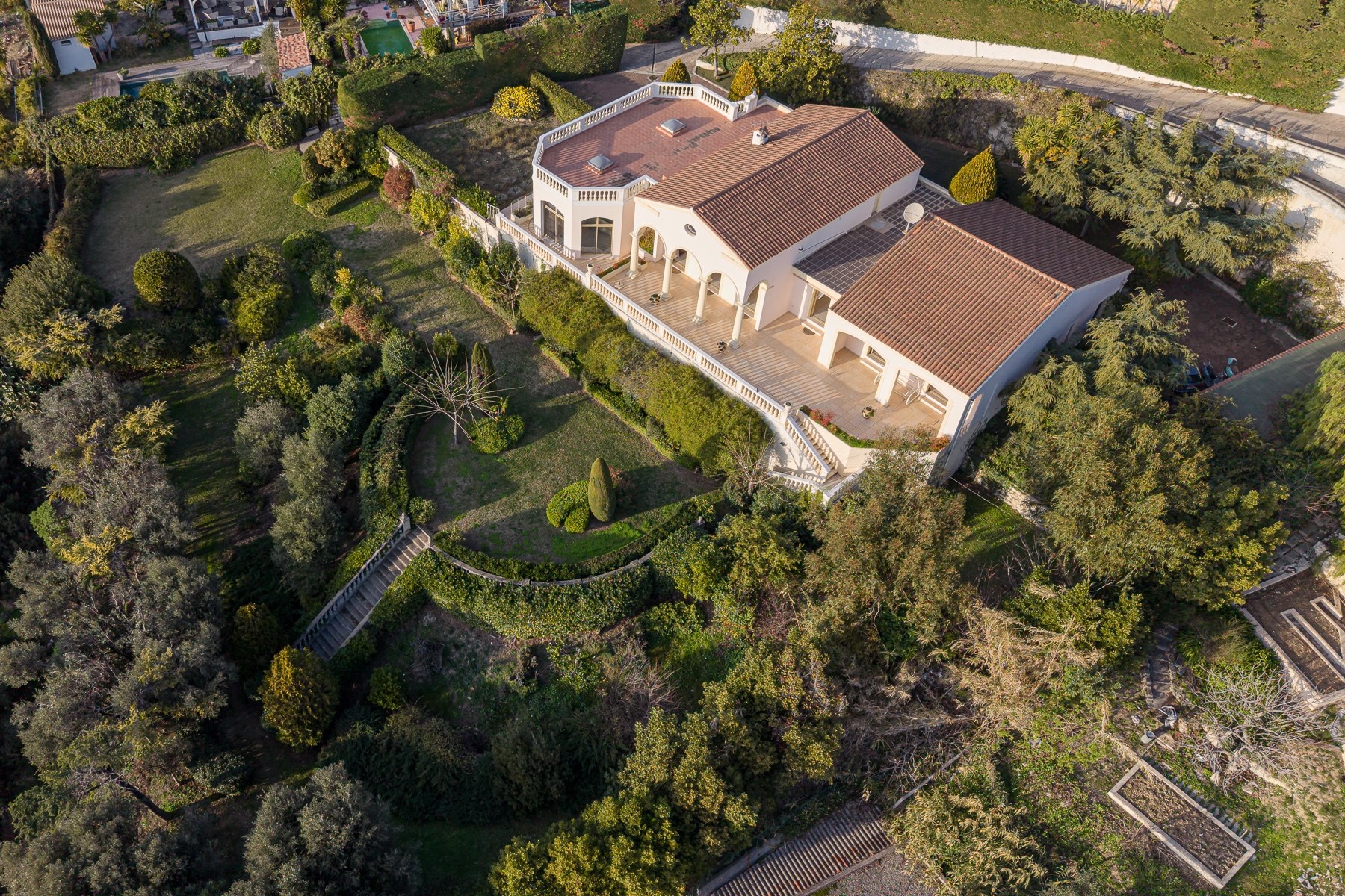  Exceptional villa with panoramic sea view in Nice Observatory district, Côte d’… - 物件實景