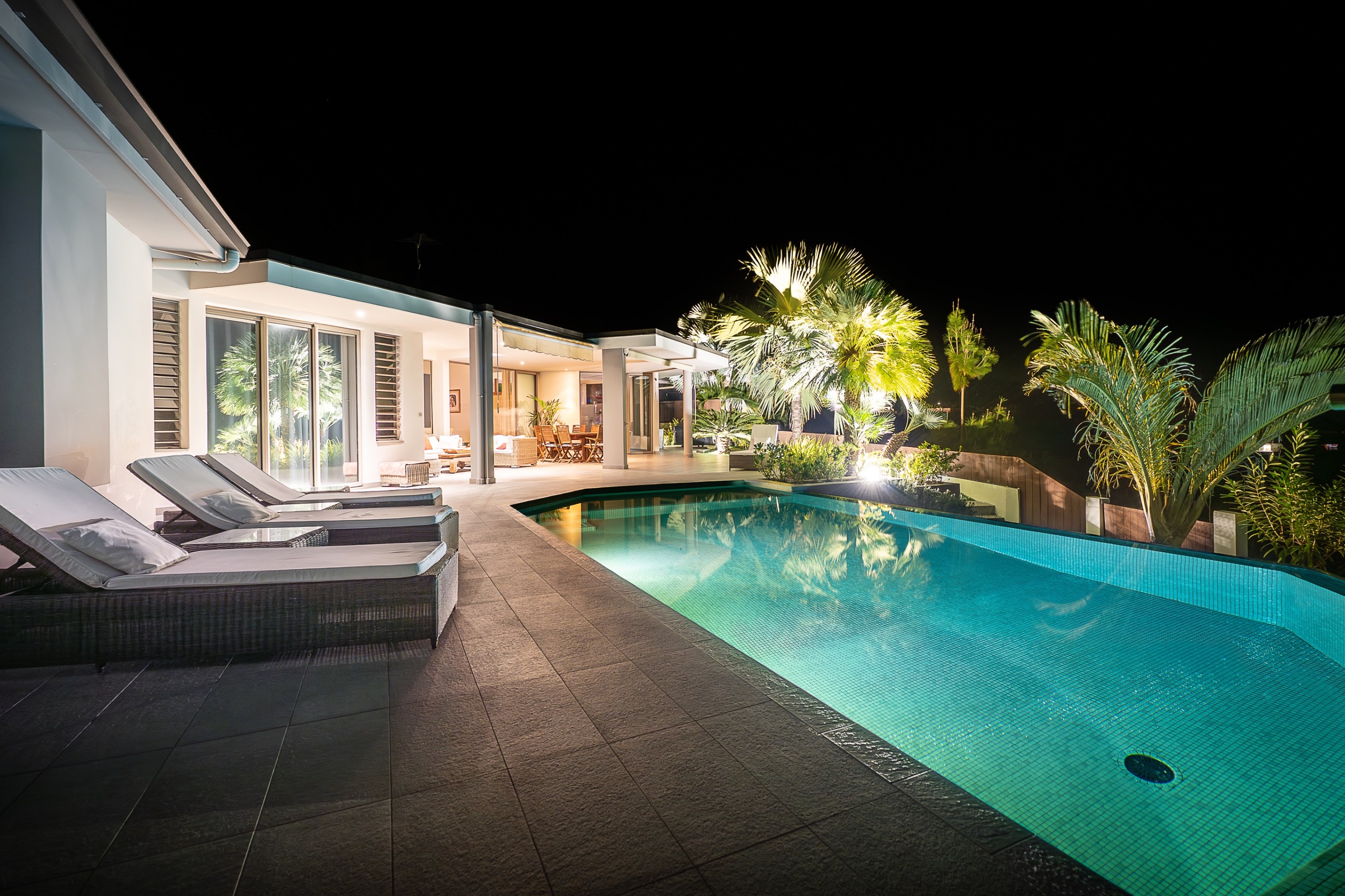  Tahiti - Punaauia - Exceptional contemporary villa with 180° views of Moorea an… - 物件實景