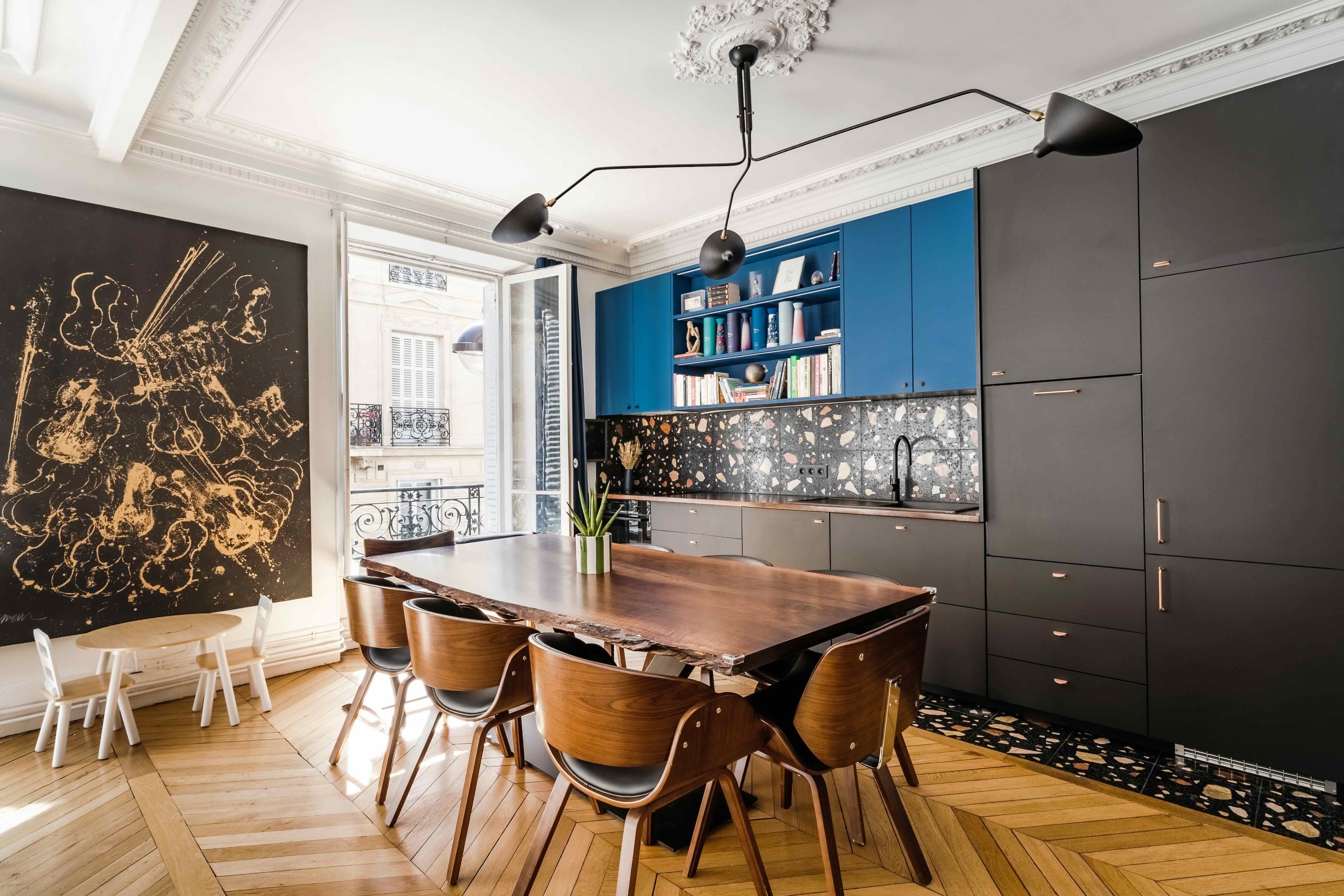  Paris 8th – Haussmannian Apartment – 3 Bedrooms – Balcony - 物件實景