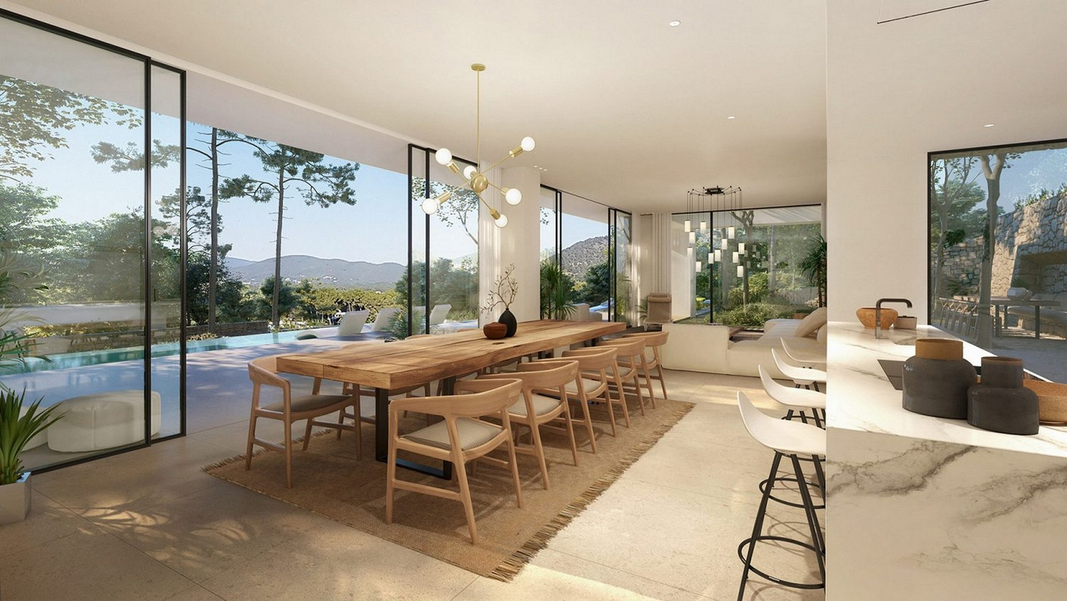  Villa 2 with golf course views, modern design, and total privacy - 物件實景