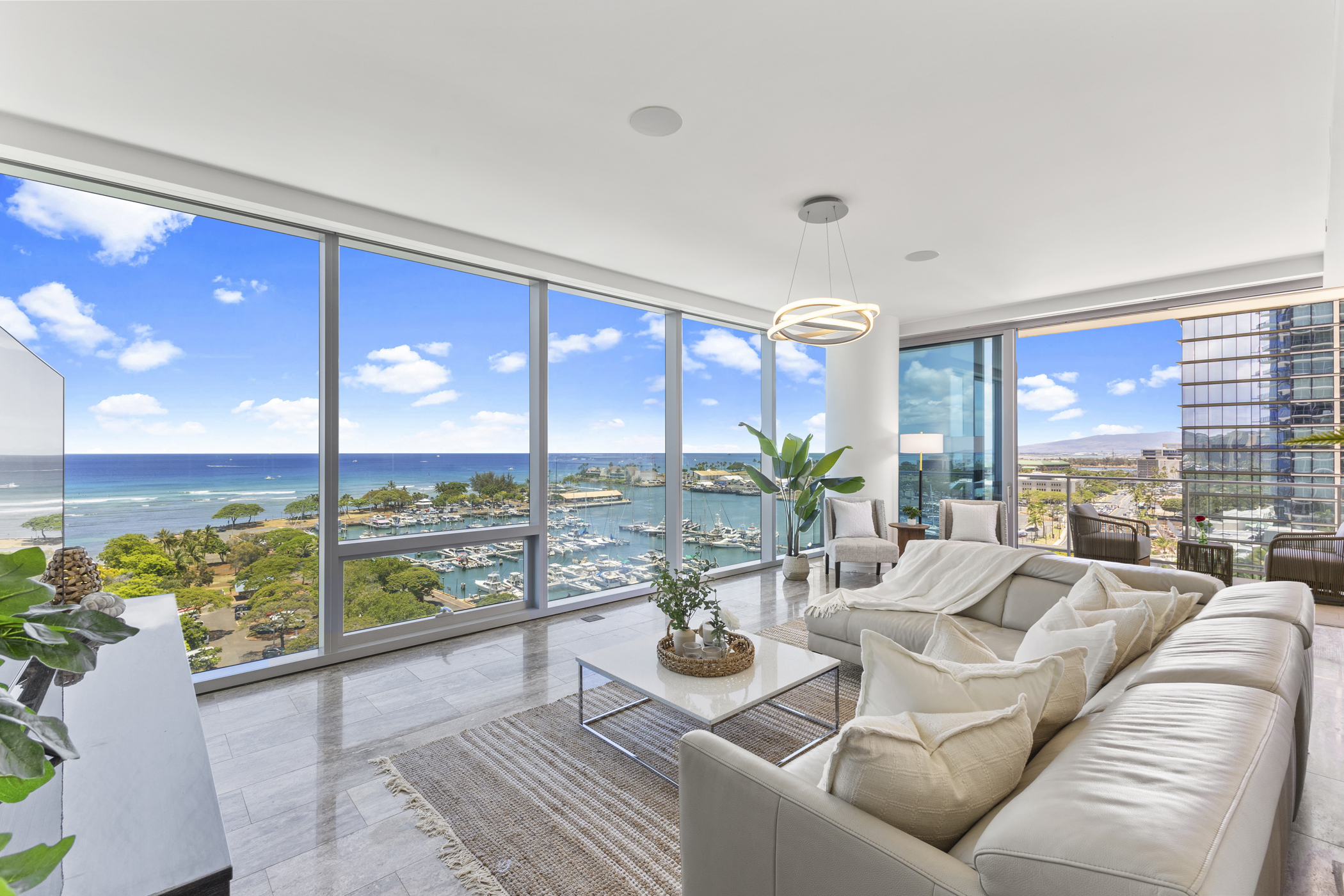 Waiea, Kakaako, City, Coastline, Diamond Head, Ocean views 