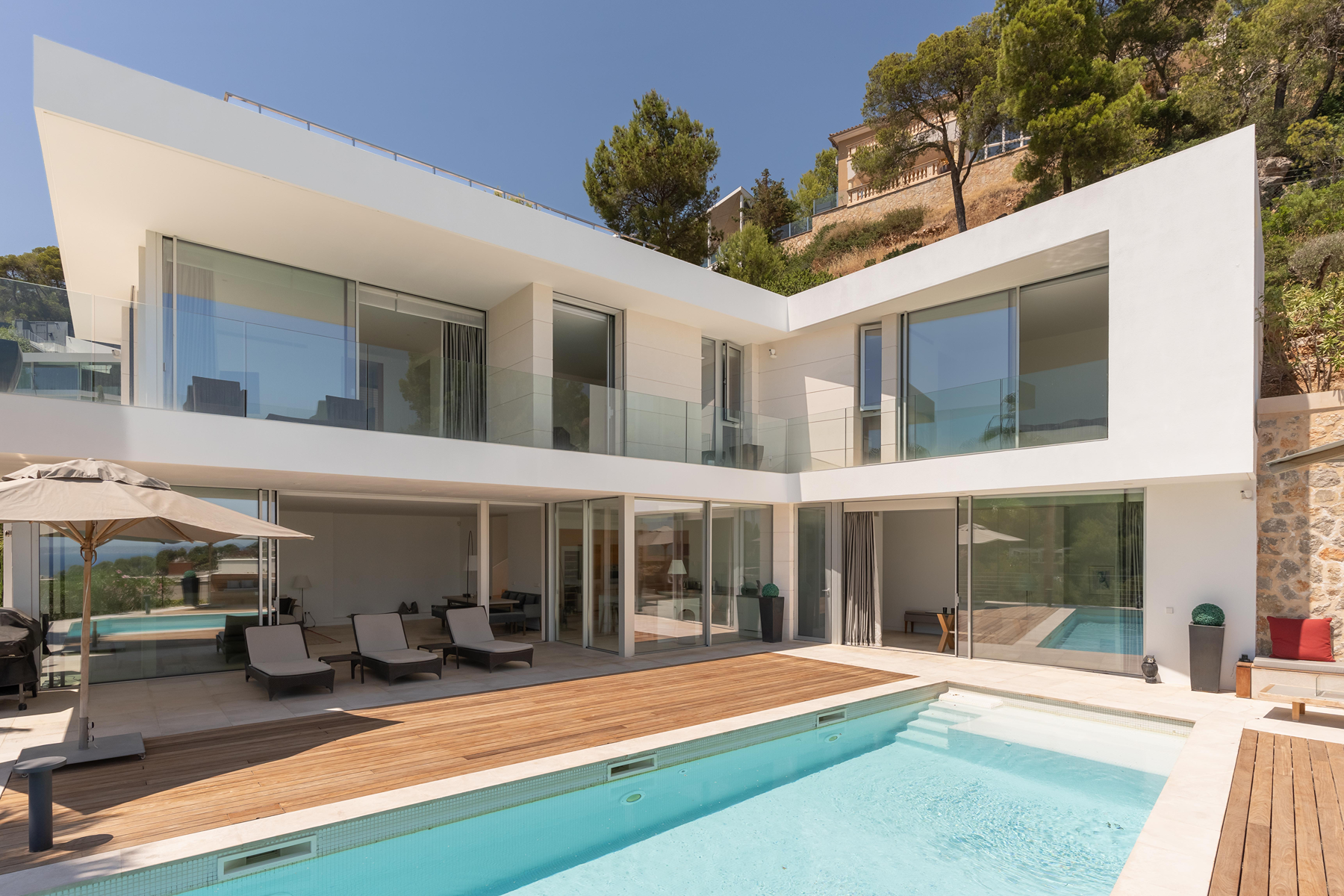  Contemporary style villa with sea views in Costa den Blanes, Mallorca - 物件實景