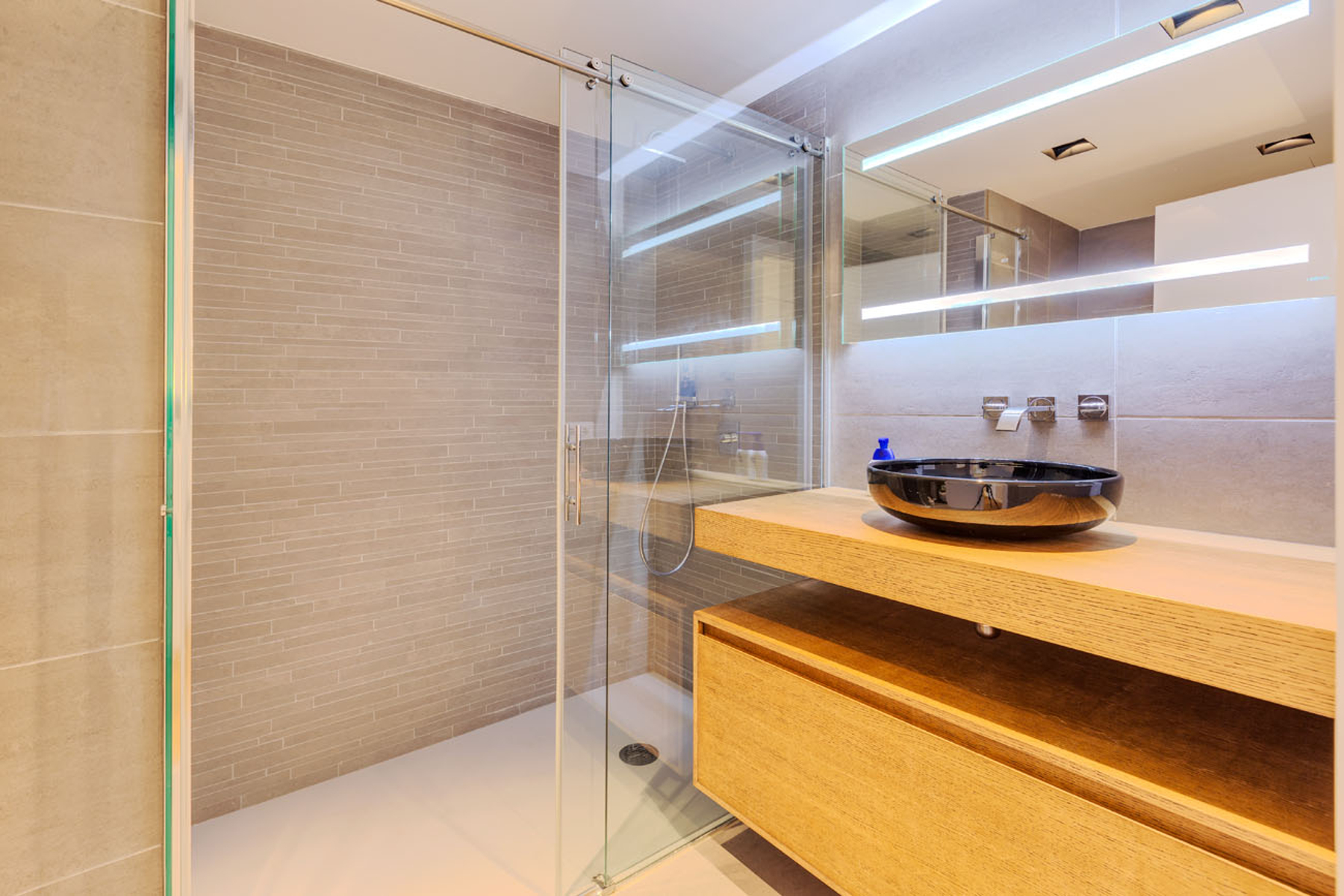  Sea view apartment with private garden in Cas Català - 物件實景