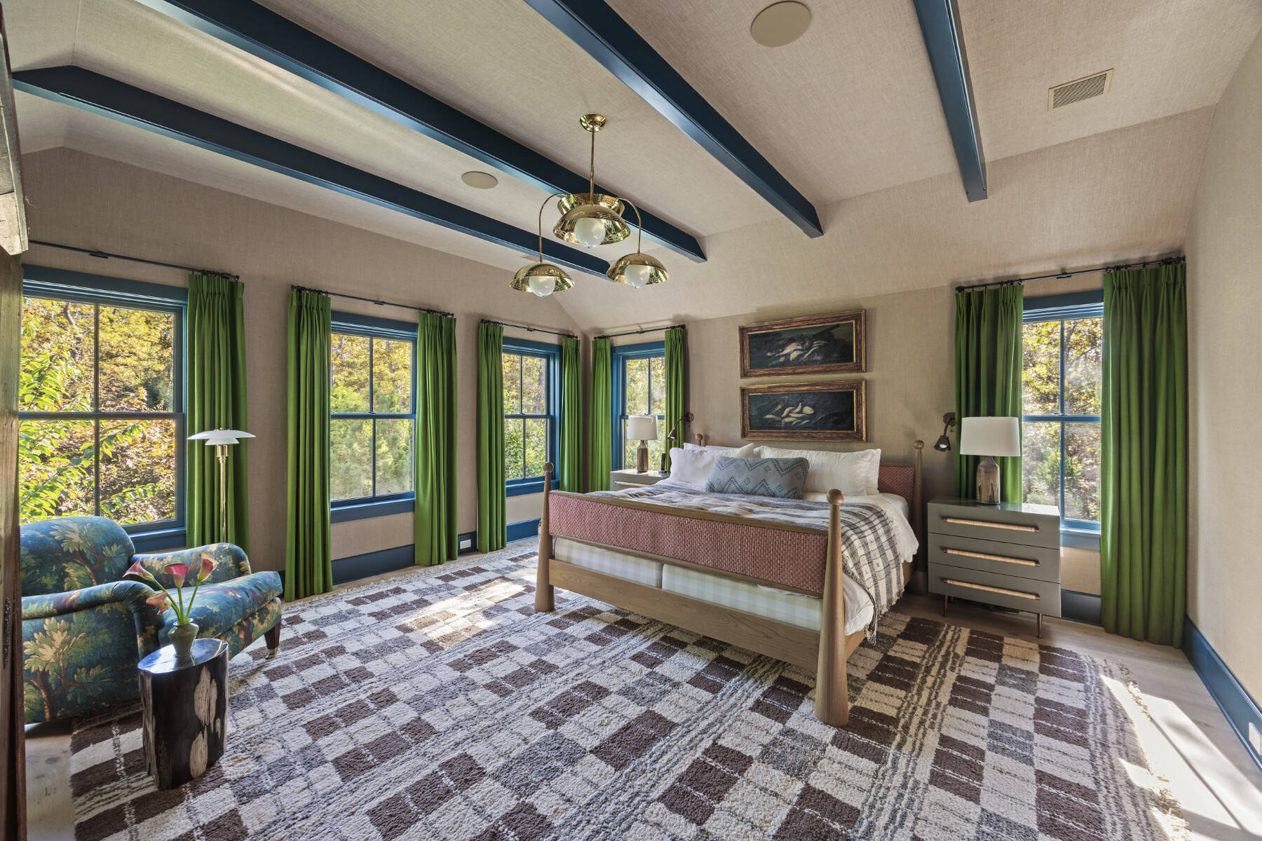  Dazzling East Hampton Compound Featured in Architectural Digest - 物件實景