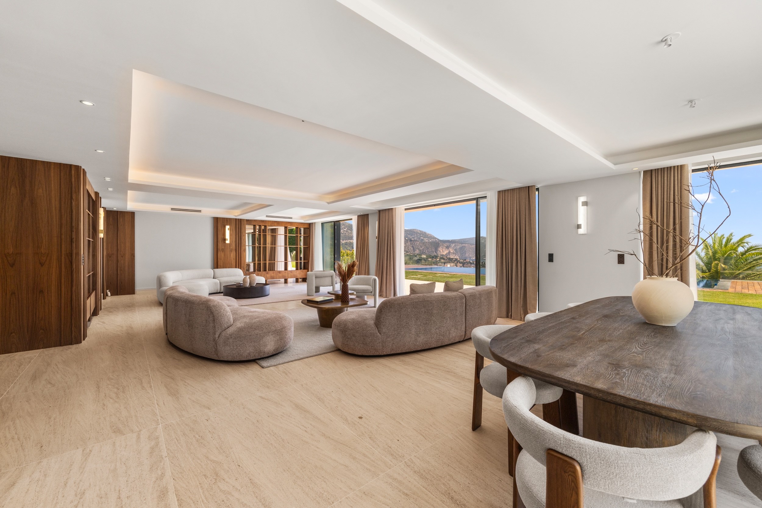  Contemporary villa with panoramic sea views for sale in Nice Mont Boron - 物件實景