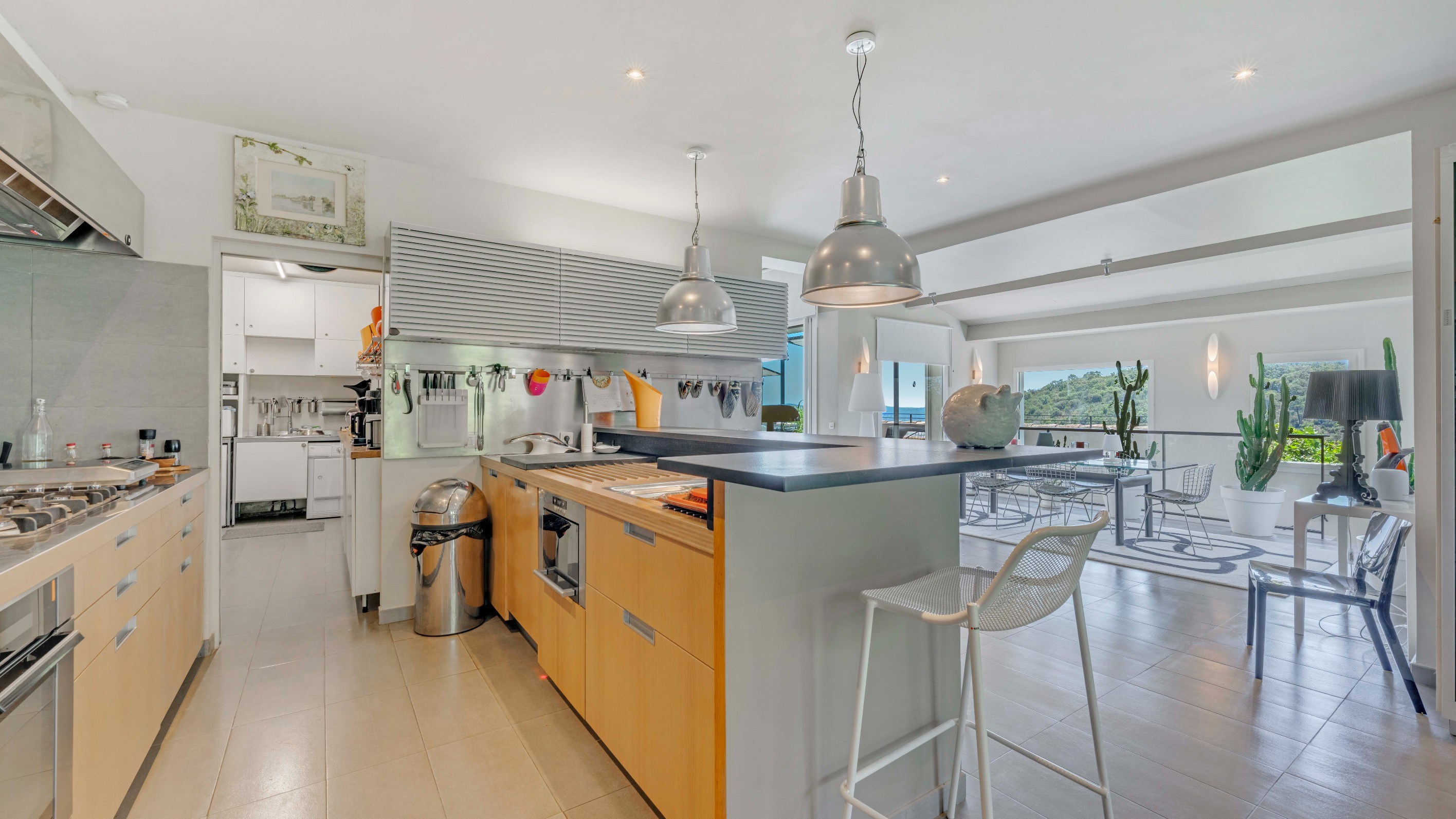  Luxury sea view villa for sale in Grimaud overlooking the Gulf of Saint-Tropez - 物件實景