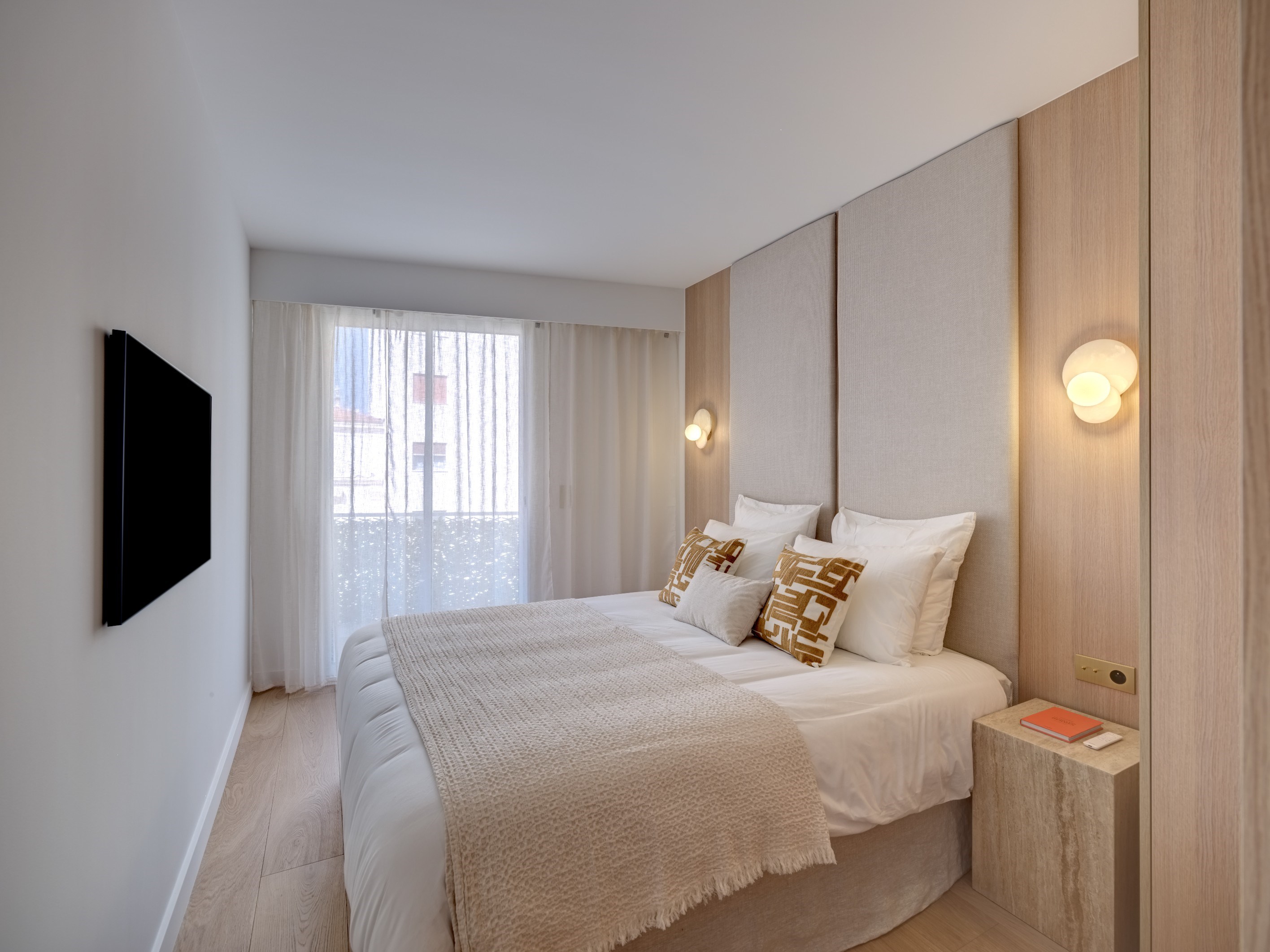  Cannes Palm Beach seafront apartment 2 bedroom terrace panoramic sea view beach… - 物件實景