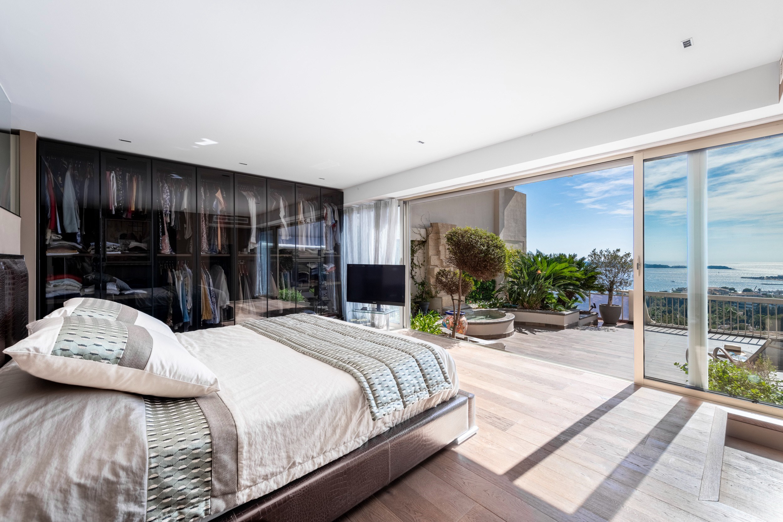  Cannes residential area, unique penthouse with panoramic sea view - 物件實景