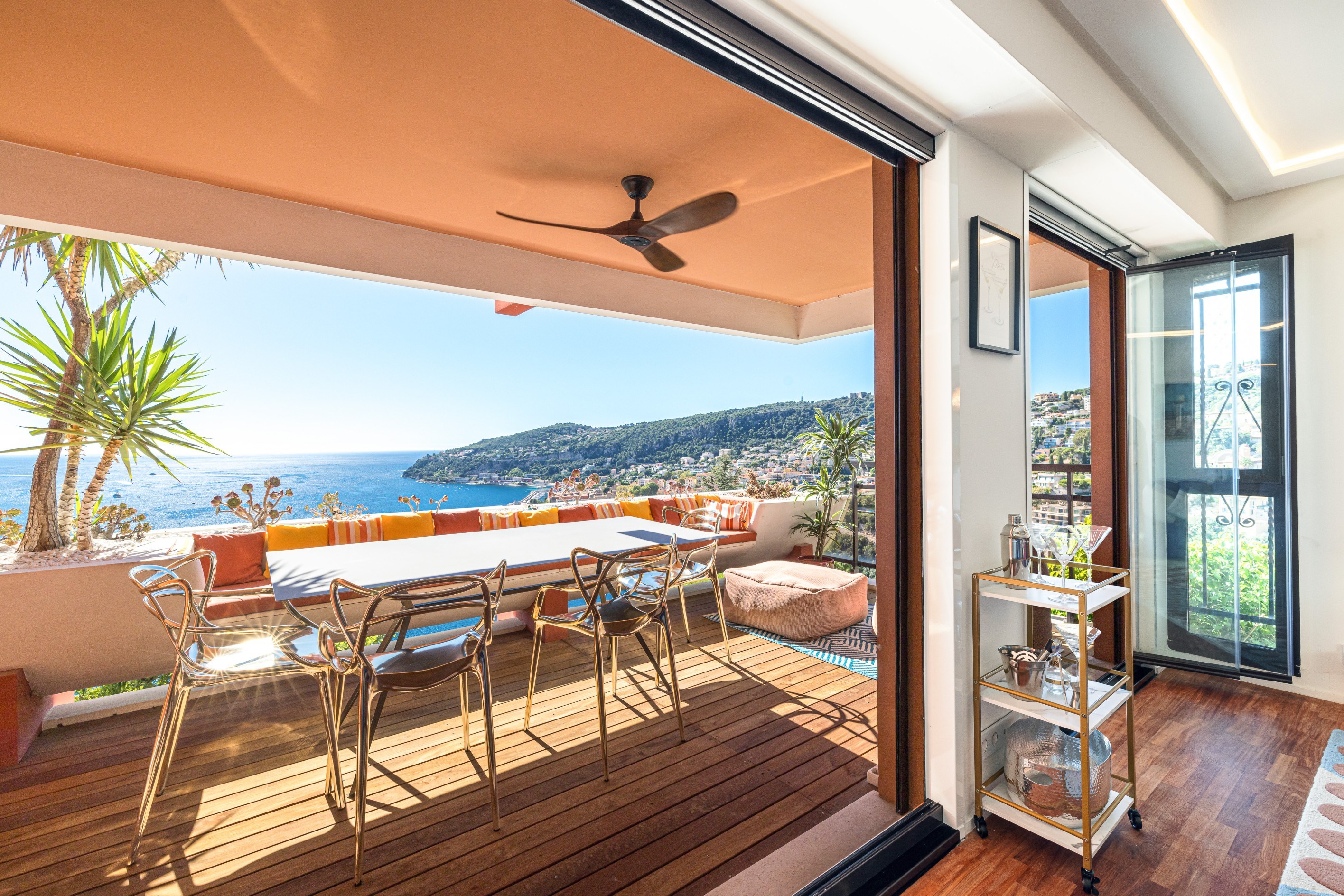  3-room apartment for sale in Villefranche-sur-Mer with panoramic sea views, Gol… - 物件實景