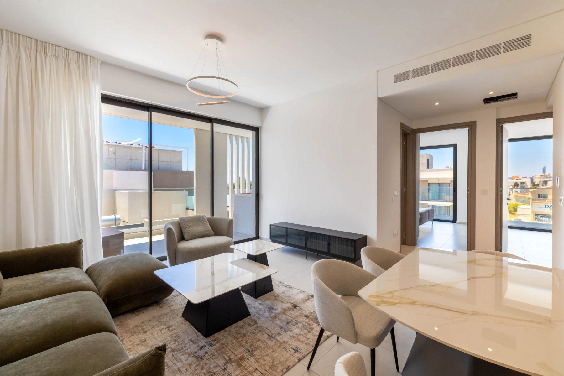  Brand-New 3-Bedroom Penthouse with Roof Garden in Agios Athanasios, Limassol - 物件實景