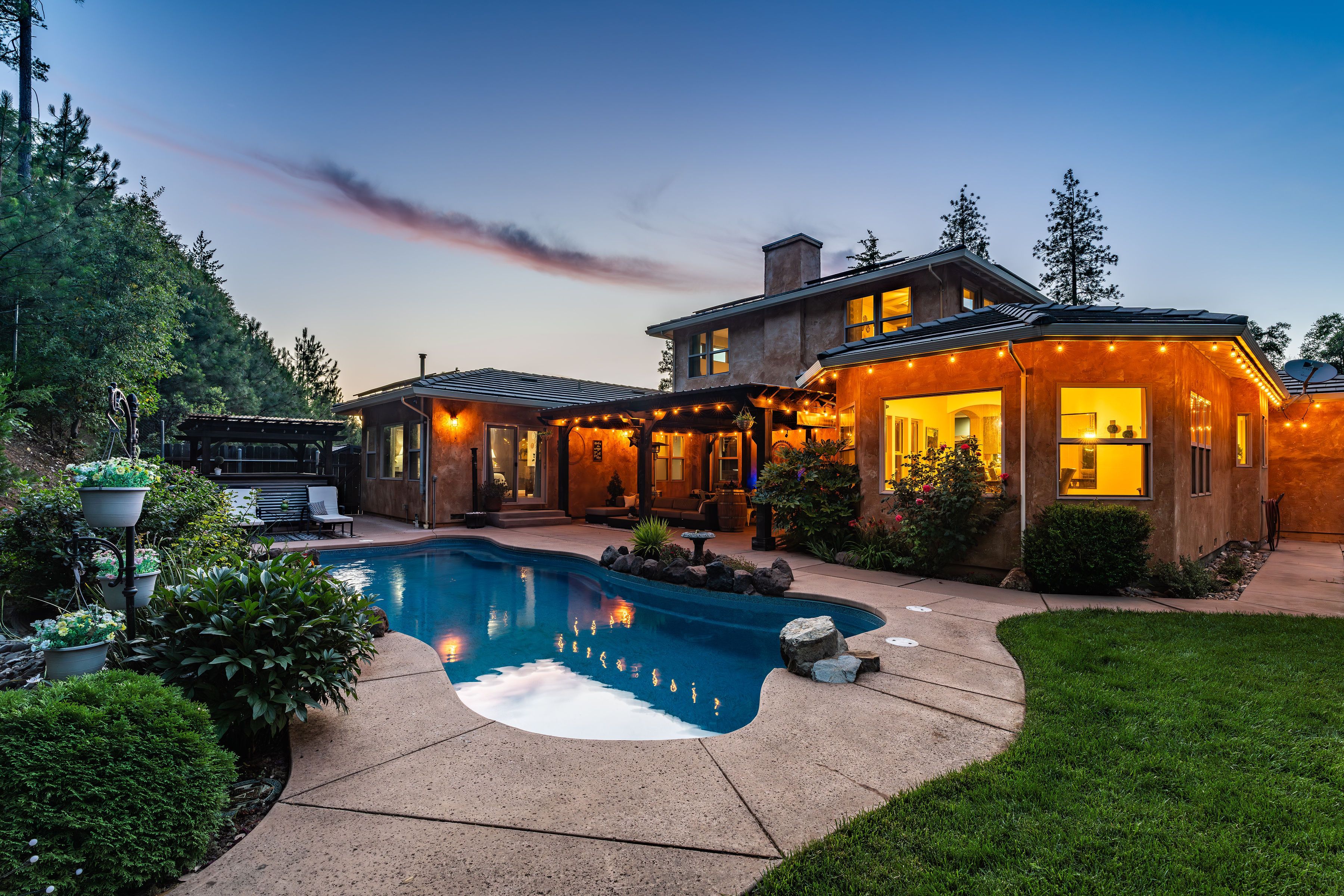  Mediterranean-Inspired Estate on 1.67 Acres  Private Oasis in Jackson - 物件實景