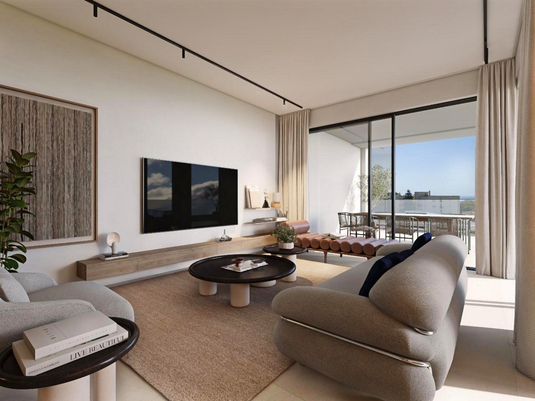  2 Bedroom Modern Sea View Apartment in Agios Athanasios, Limassol - 物件實景