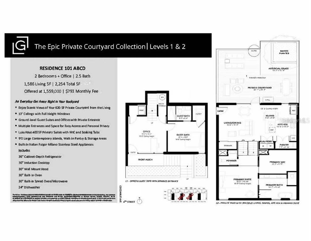 Sarasota, Florida, 34236, United States, 2 Bedrooms Bedrooms, ,3 BathroomsBathrooms,Residential,For Sale,1907680