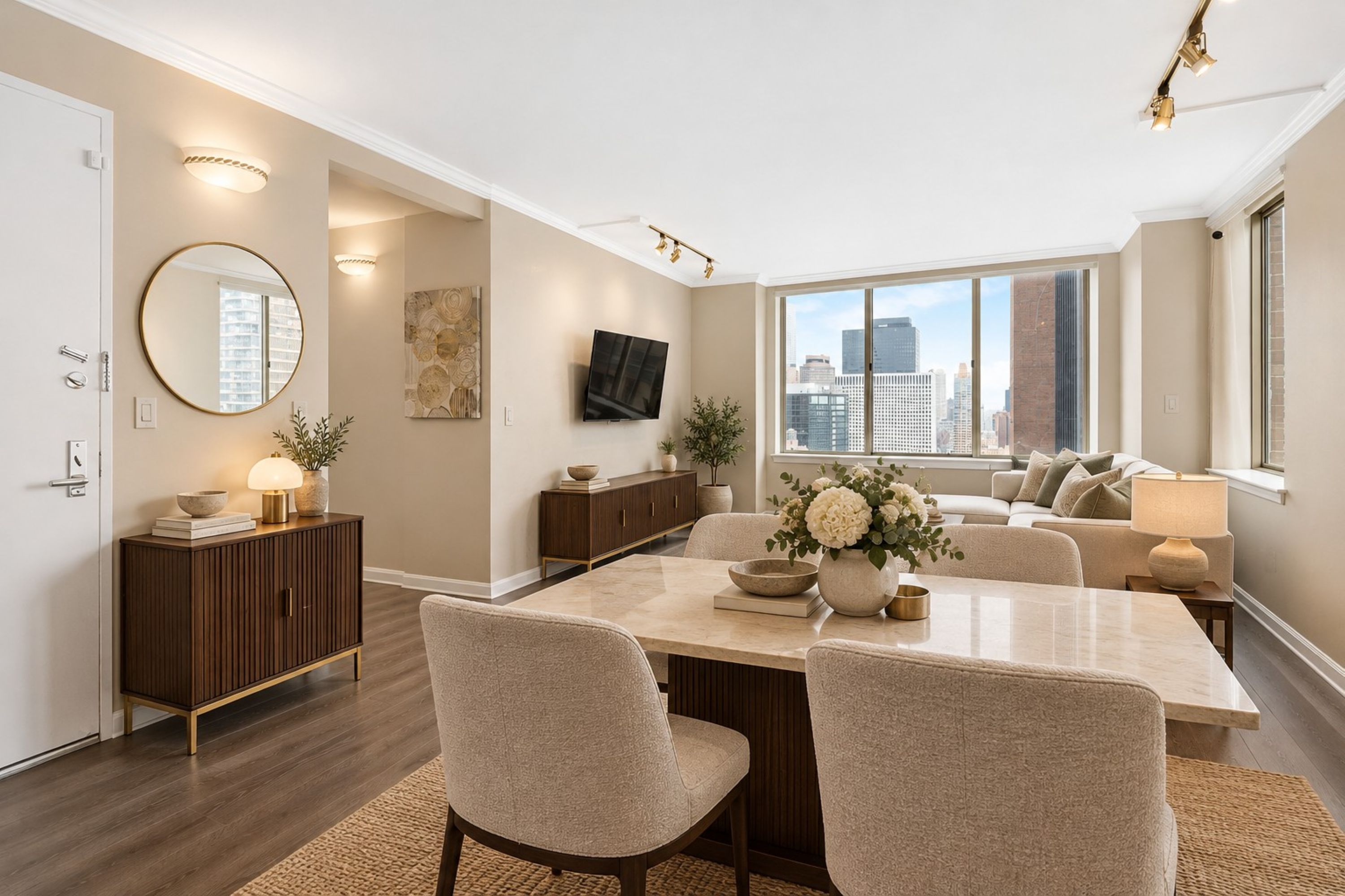  High Floor Renovated 2Bed, 2Bath in Midtown - 物件實景
