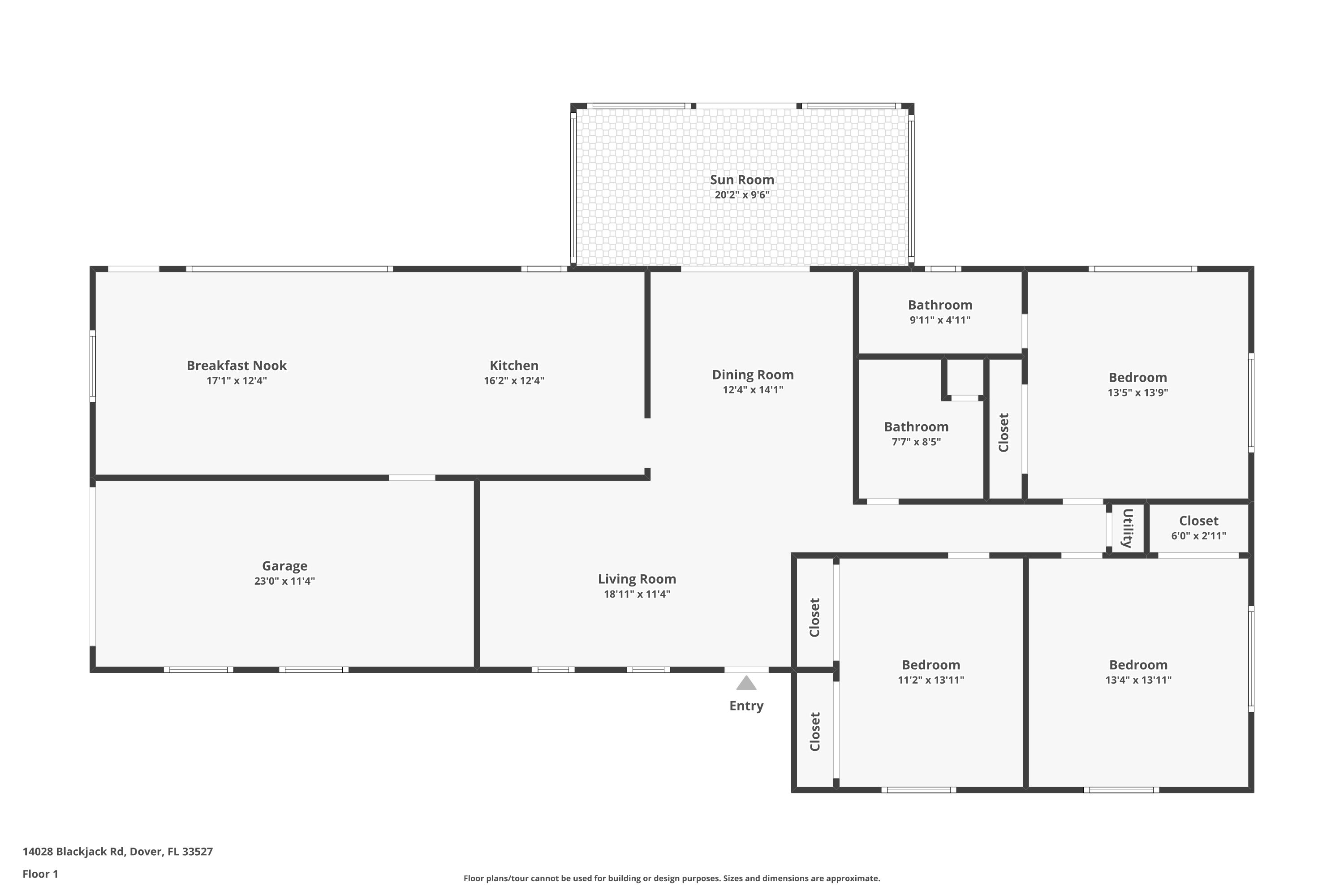 Dover, Florida, 33527, United States, 3 Bedrooms Bedrooms, ,2 BathroomsBathrooms,Residential,For Sale,1983531