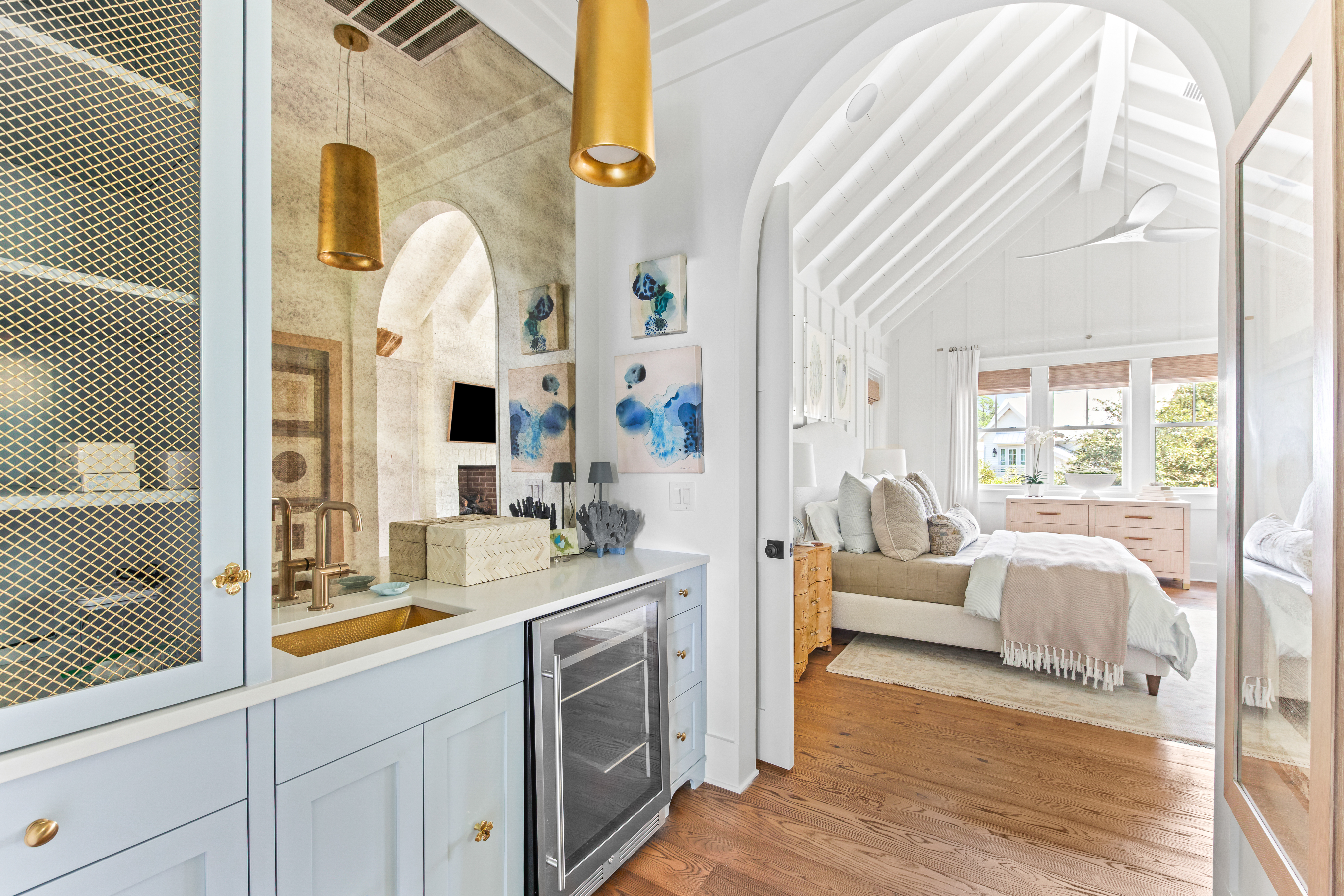  Distinctive Preserve-Backed Seagrove Beach Retreat Near the Gulf - 物件實景