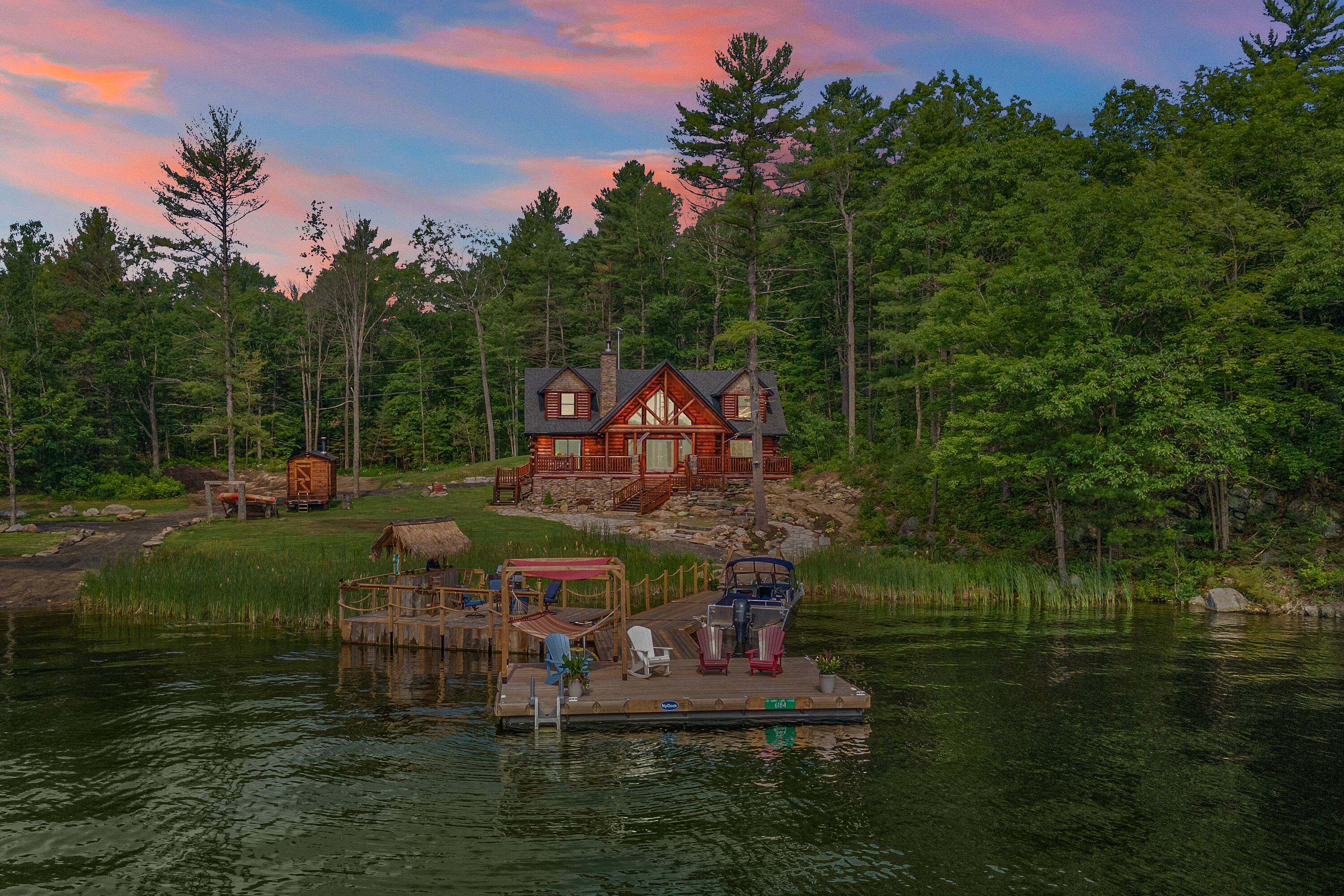  Go Home Lake Log Cottage - 物件實景