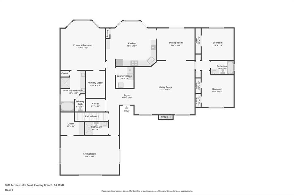 Flowery Branch, Georgia, 30542, United States, 4 Bedrooms Bedrooms, ,3 BathroomsBathrooms,Residential,For Sale,1923417