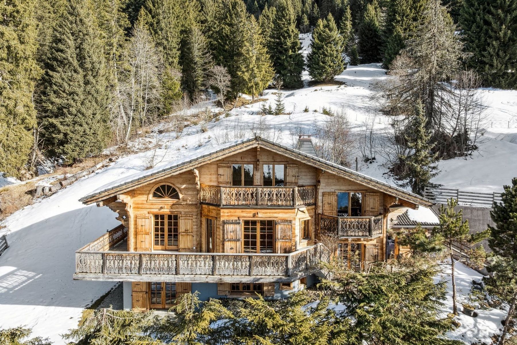  Les Chaux Fleuries - An exceptional chalet SKI IN SKI OUT - 物件實景