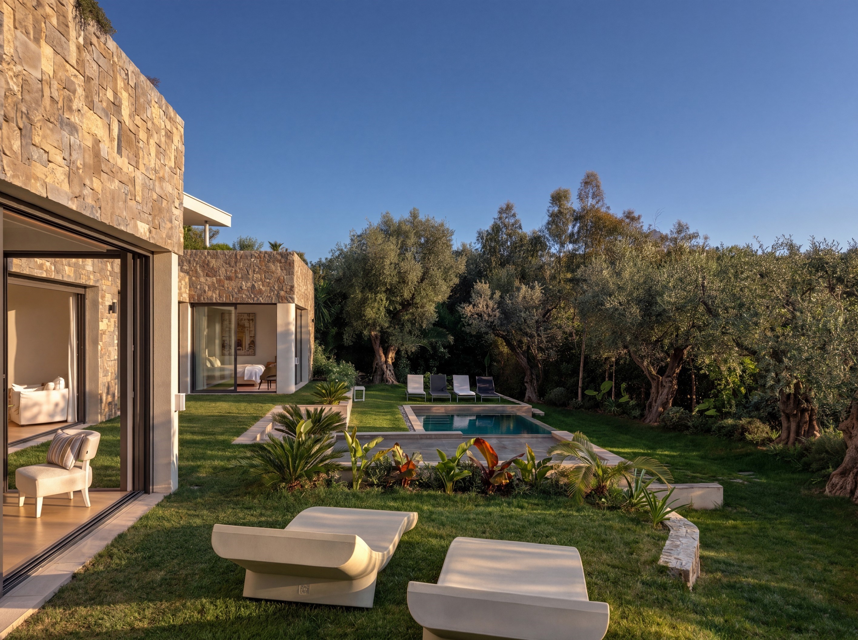  Contemporary villa with panoramic sea views in Le Cannet Victoria near Cannes - 物件實景
