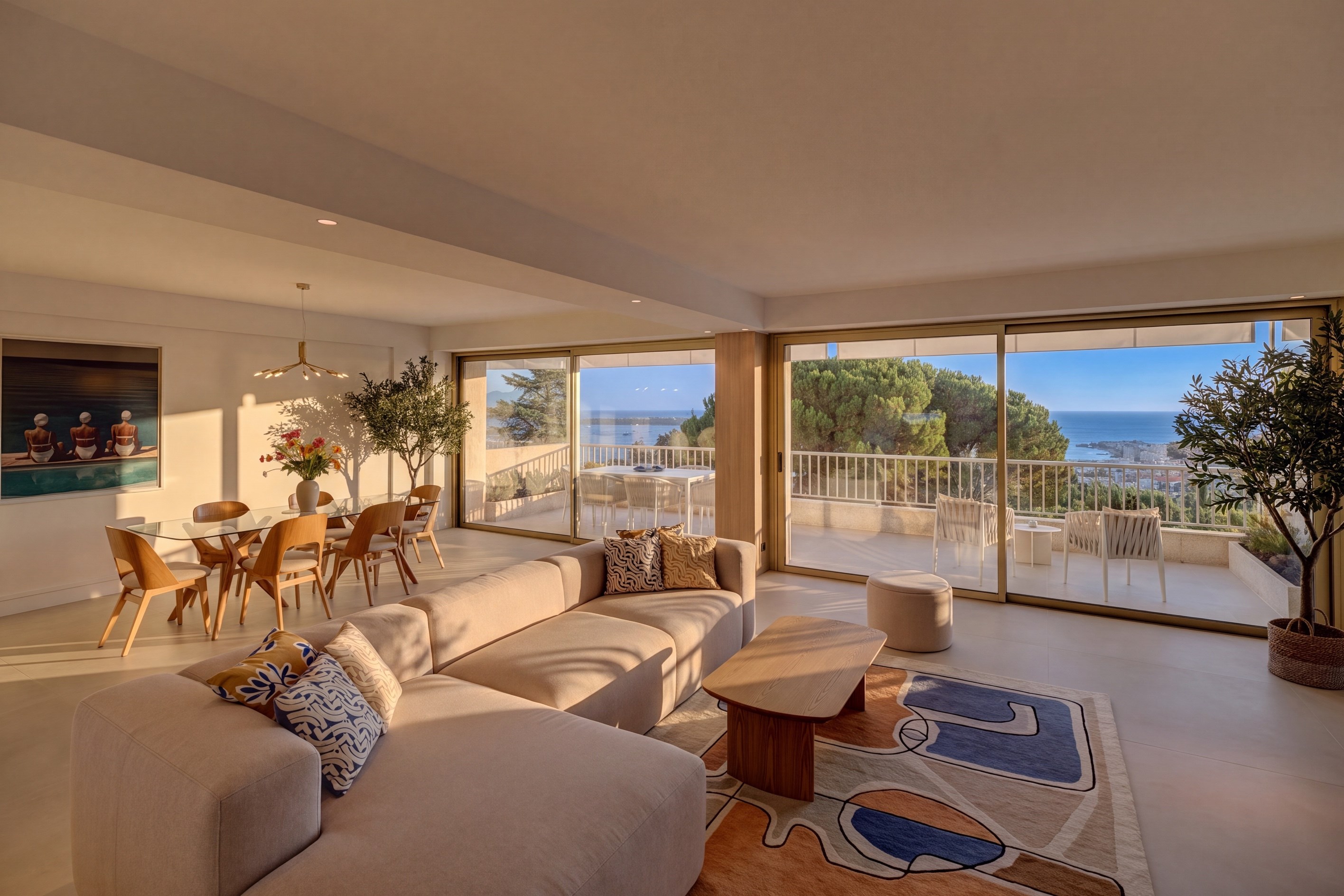  Cannes La Californie: Renovated 122 sq.m apartment with sea views and terrace - 物件實景
