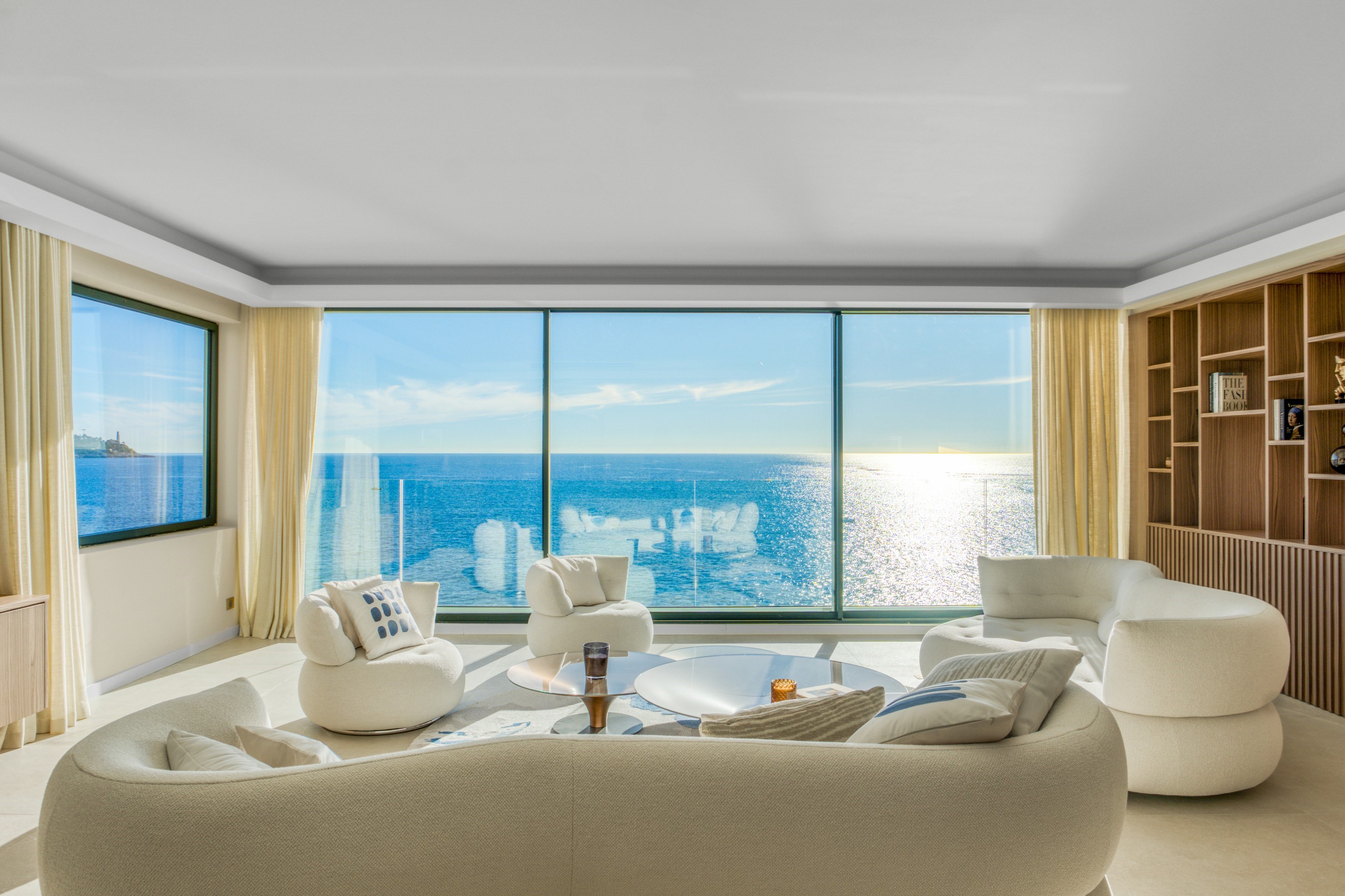  Modernist sea front villa with panoramic sea view and pool, Cap de Nice - 物件實景