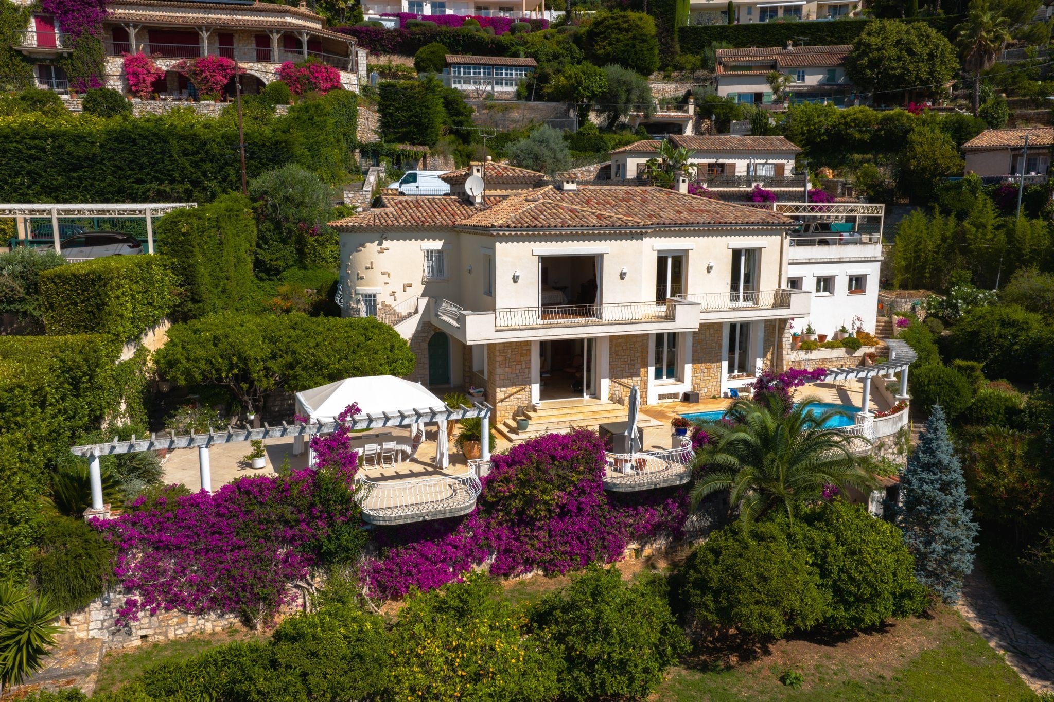  Panoramic sea view villa with pool near Cannes and Cap d’Antibes - 物件實景