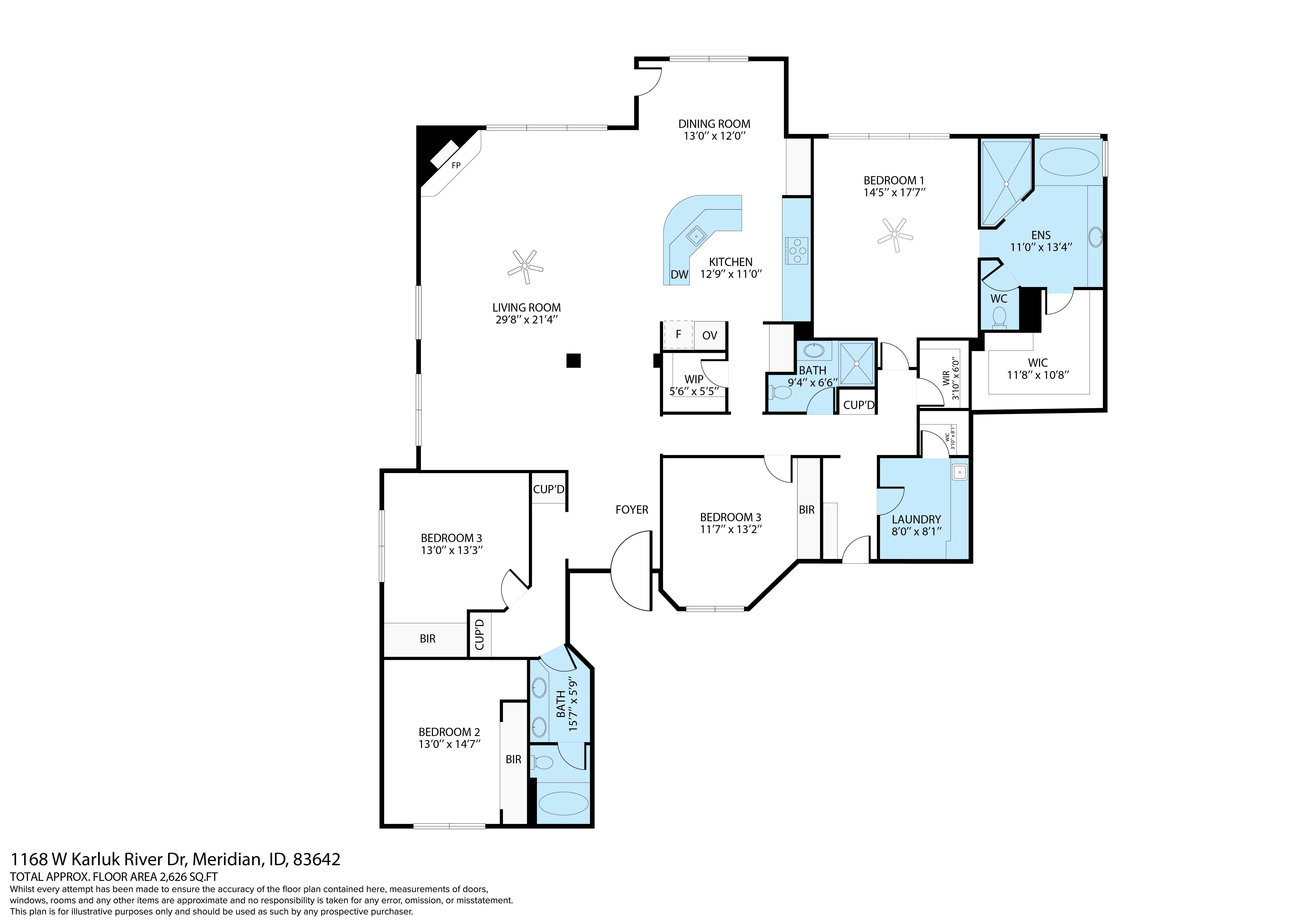  Split-Bedroom Design  Single-Level Living in Meridian - 物件實景