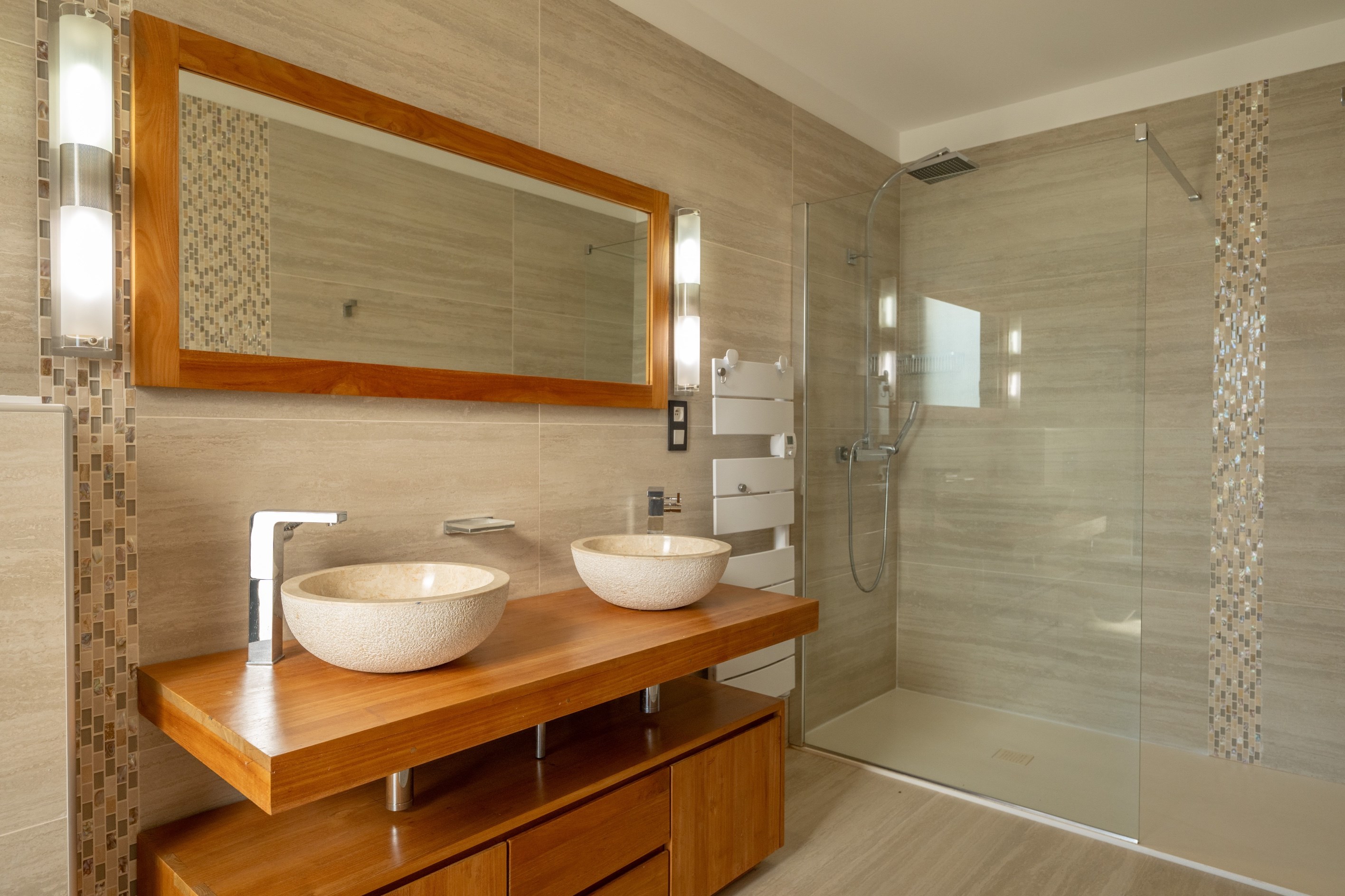  Luxury villa with pool, jacuzzi, sea view and beach on foot - Agosta Beach / Po… - 物件實景