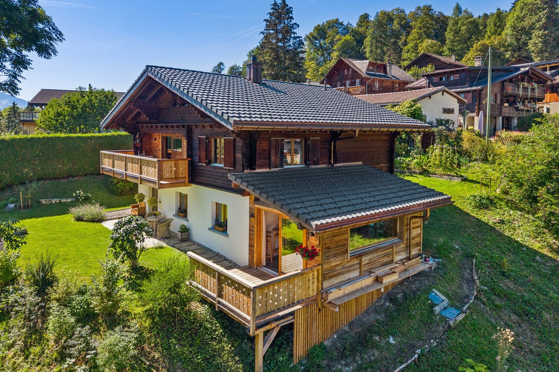  Chalet fully renovated in 2025 in the center of Gryon, quiet location, view, and - 物件實景