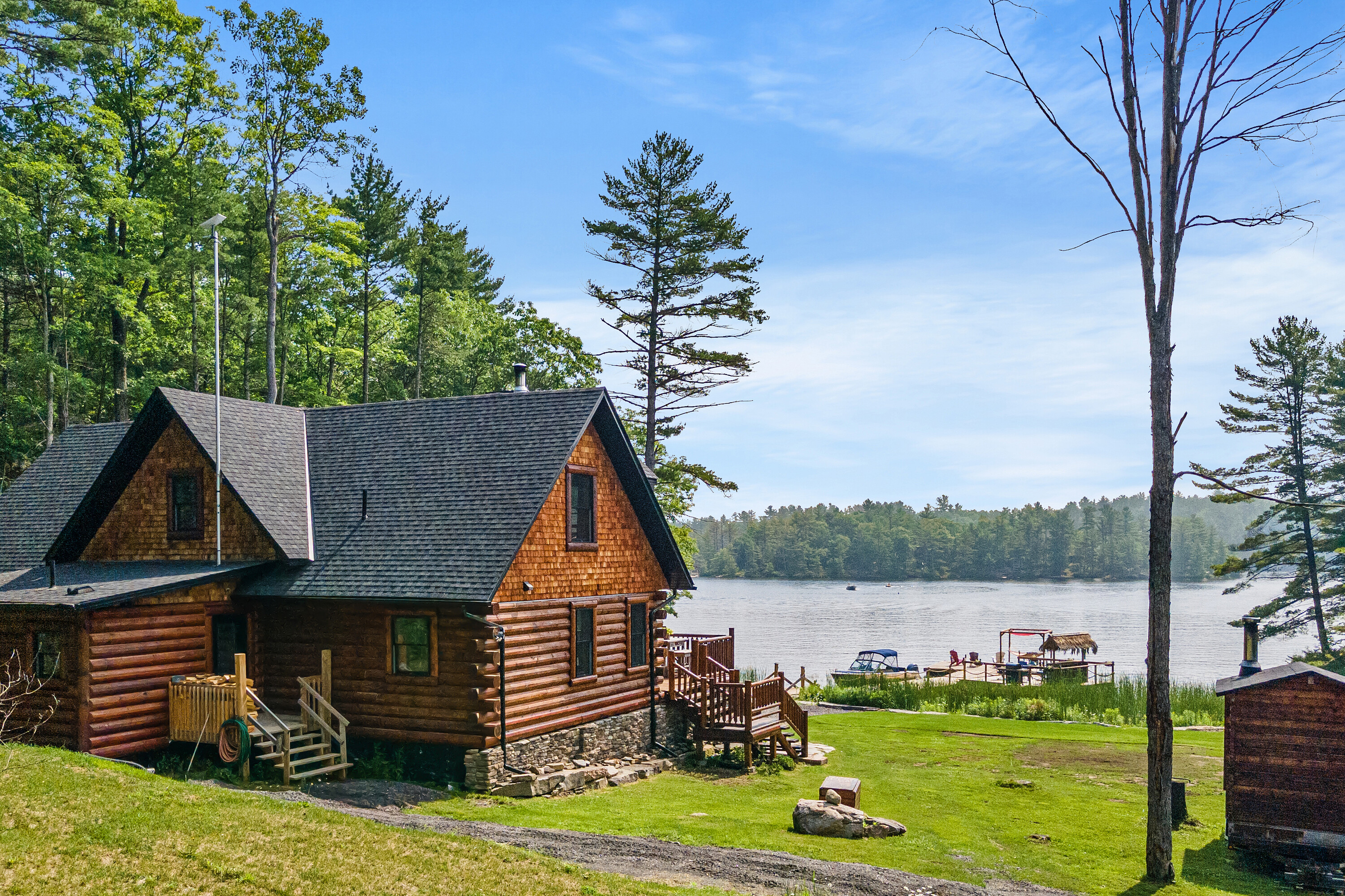  Go Home Lake Log Cottage - 物件實景