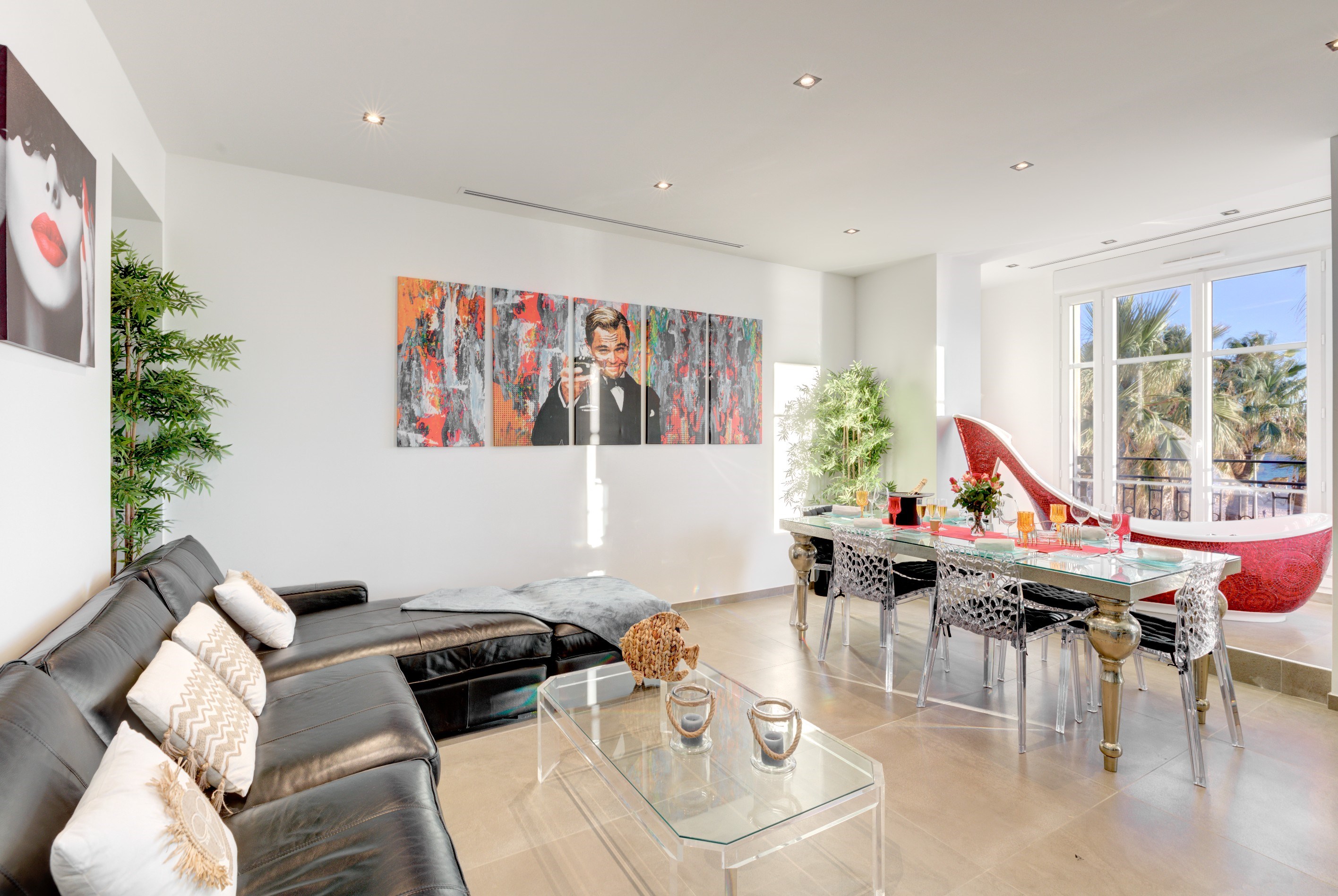  Cannes, seafront and old port, 5-room top floor apartment - 物件實景