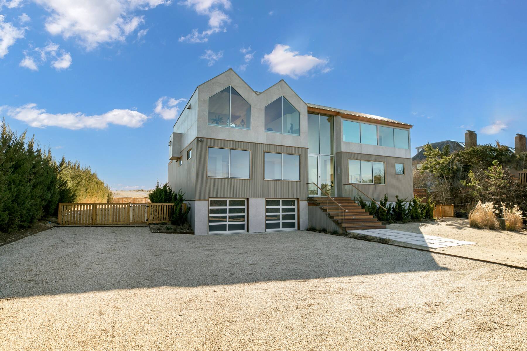  BRAND NEW MODERN OCEANFRONT w/ POOL on 2.6 ACRES IN AMAGANSETT - 物件實景
