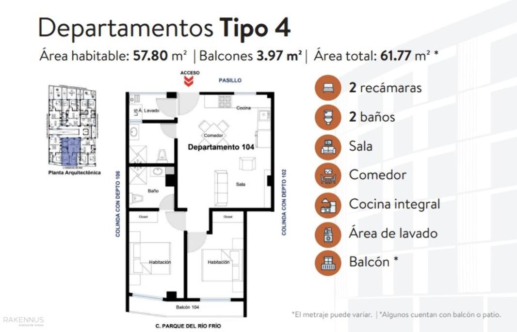 Parque del R?o Fr?o, Naucalpan de Juárez, Estado de México, 53398, Mexico, 1 Bedroom Bedrooms, ,1 BathroomBathrooms,Residential,For Sale,Parque del R?o Fr?o,1672200