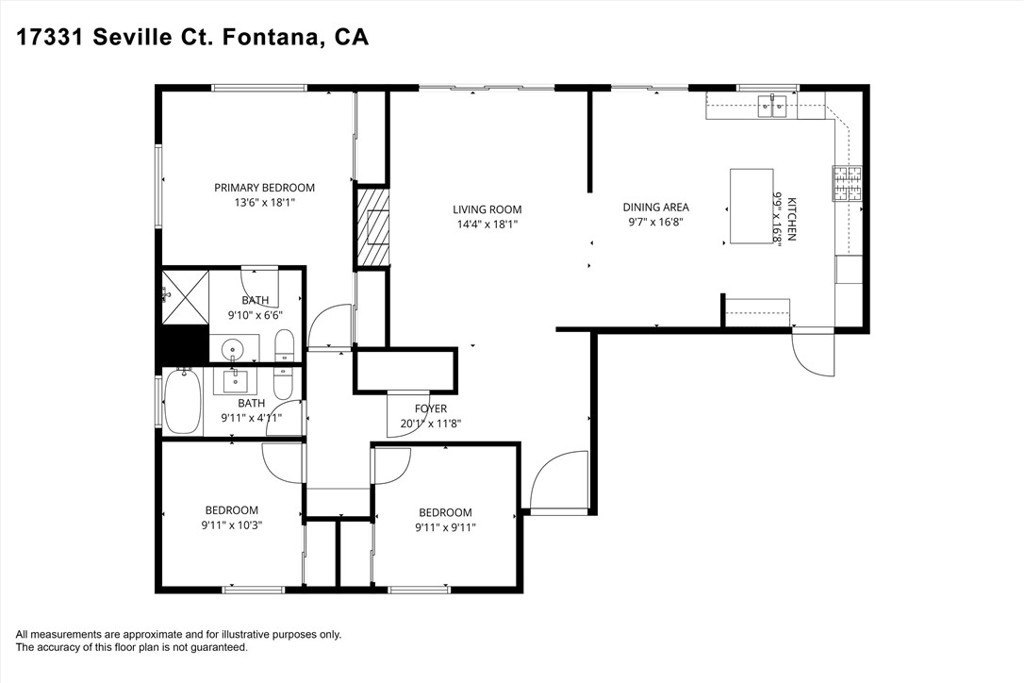 Fontana, California, 92335, United States, 3 Bedrooms Bedrooms, ,2 BathroomsBathrooms,Residential,For Sale,1987361