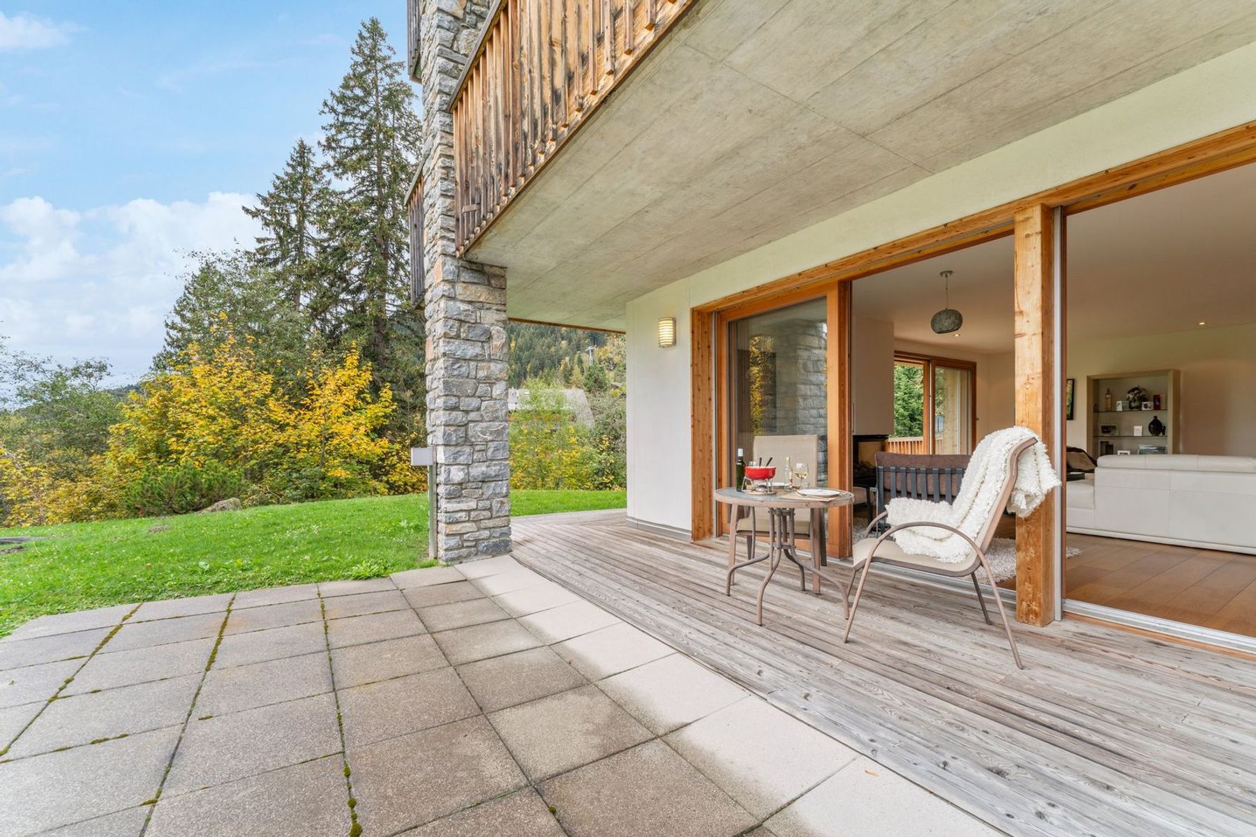  Villars, luxurious 6 pcs contemporary, garden, 2 parkings, ski in/ski out - 物件實景