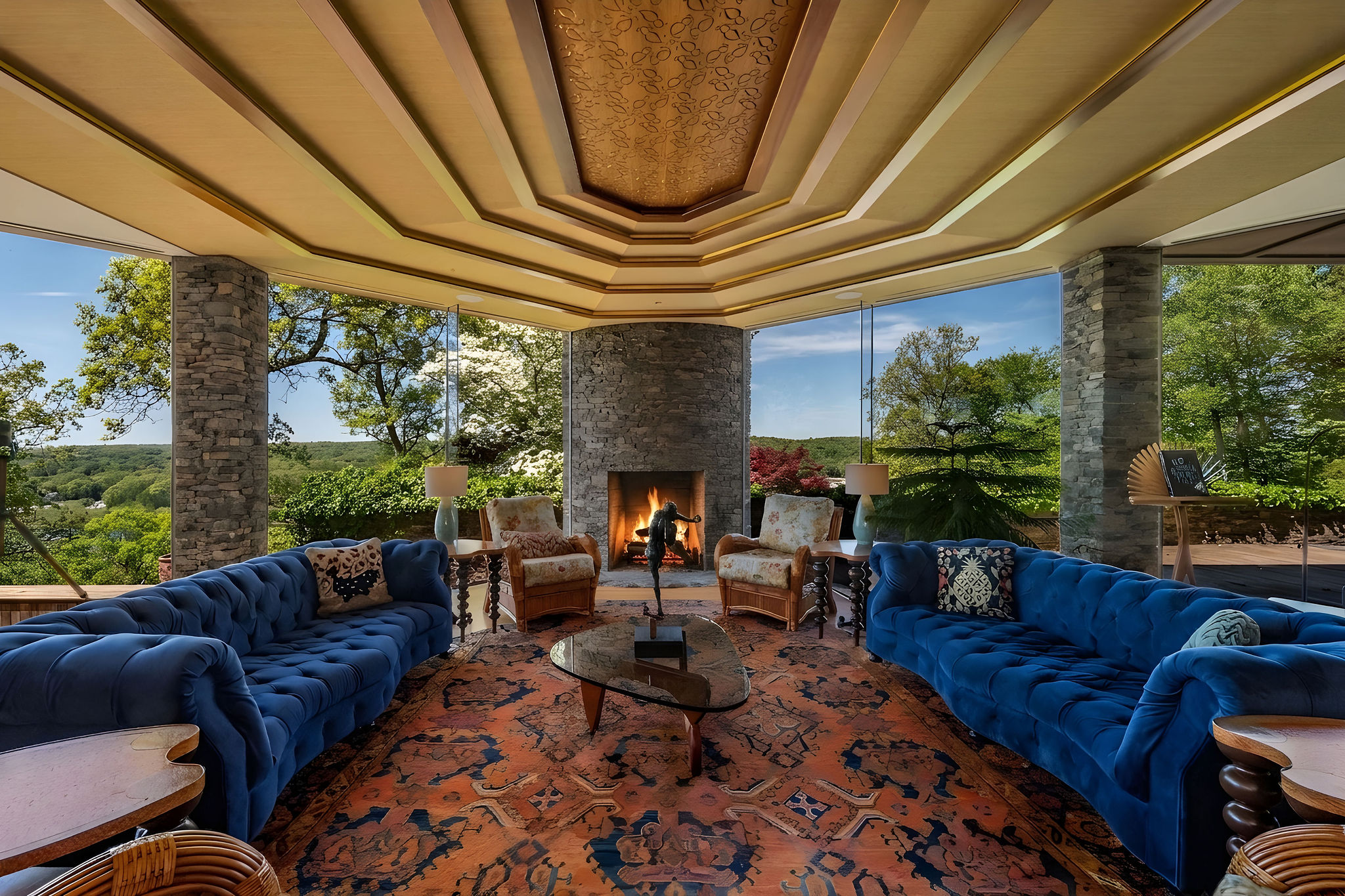  Majestically set on 15.22 Private Acres Overlooking The River - 物件實景