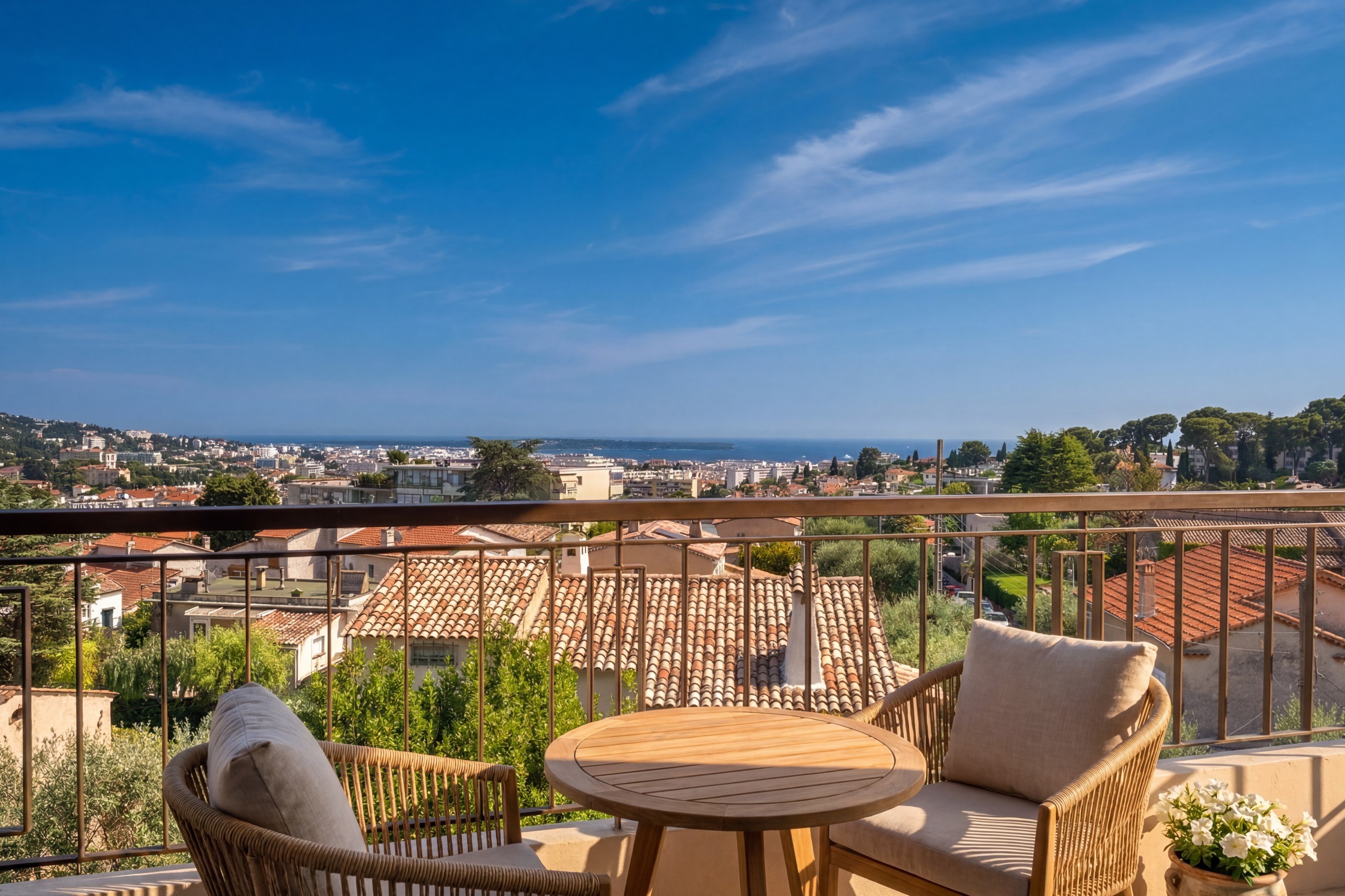  Top-floor apartment with panoramic sea views in Le Cannet near Cannes - 物件實景