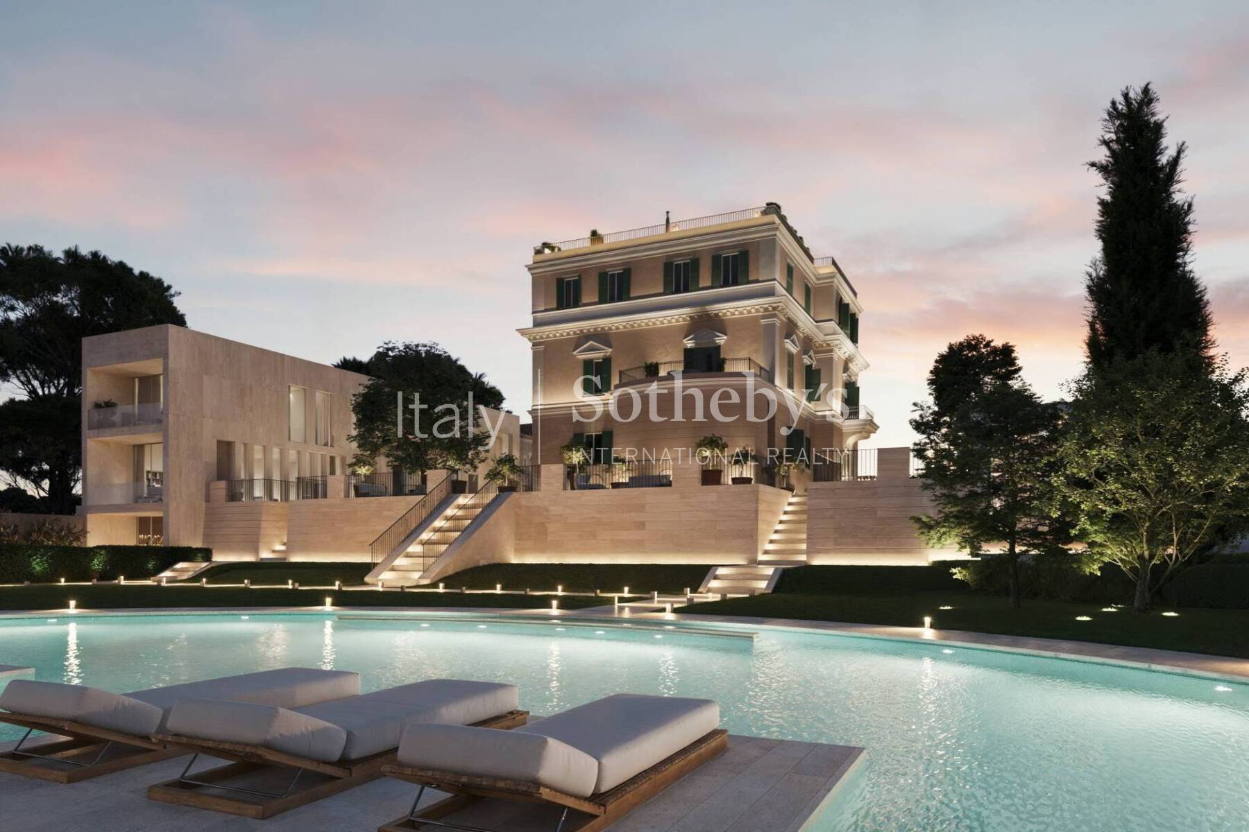  Elegant garden apartment in Villa dei Massimi - 物件實景