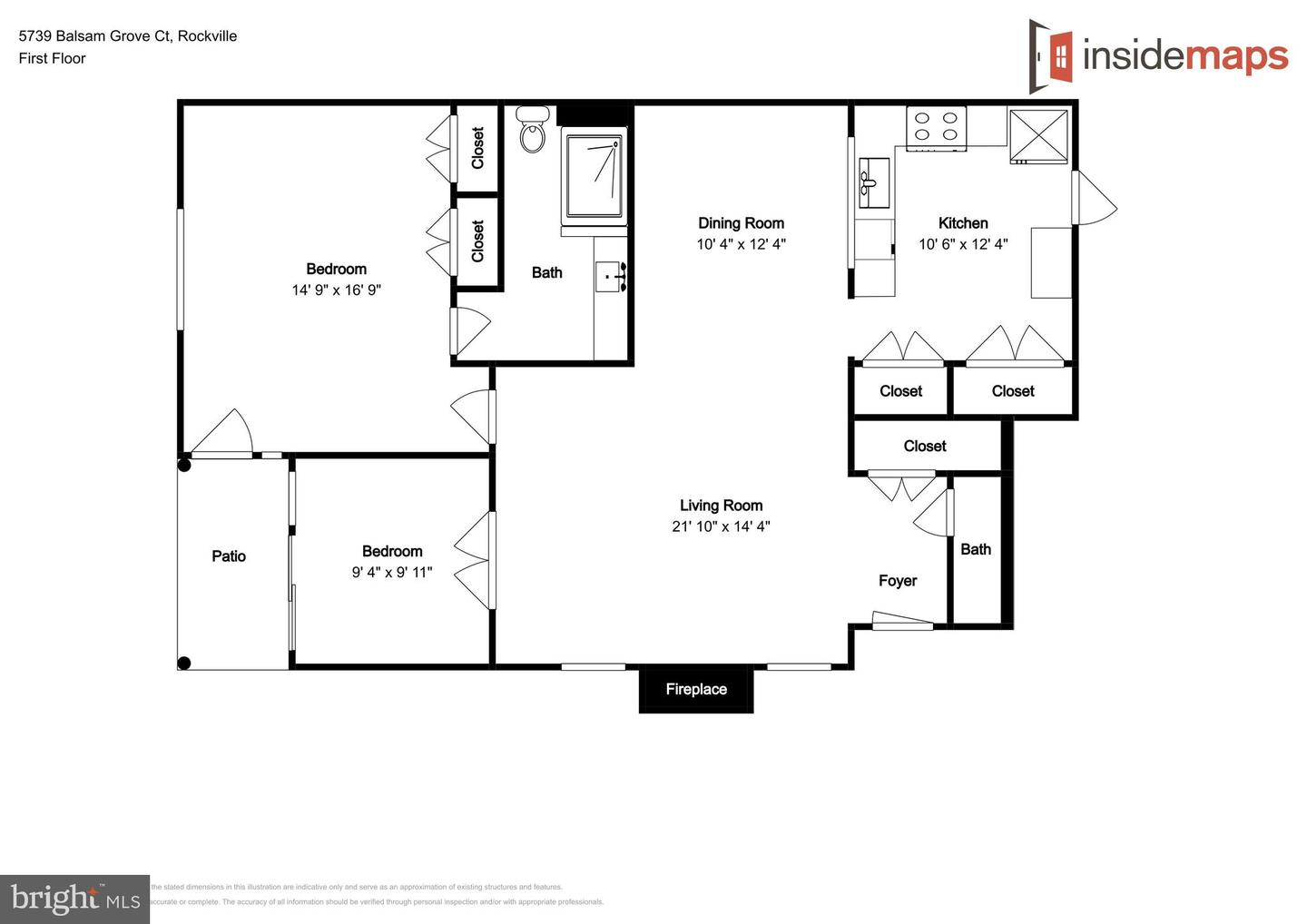 Rockville, Maryland, 20852, United States, 2 Bedrooms Bedrooms, ,2 BathroomsBathrooms,Residential,For Sale,1895533