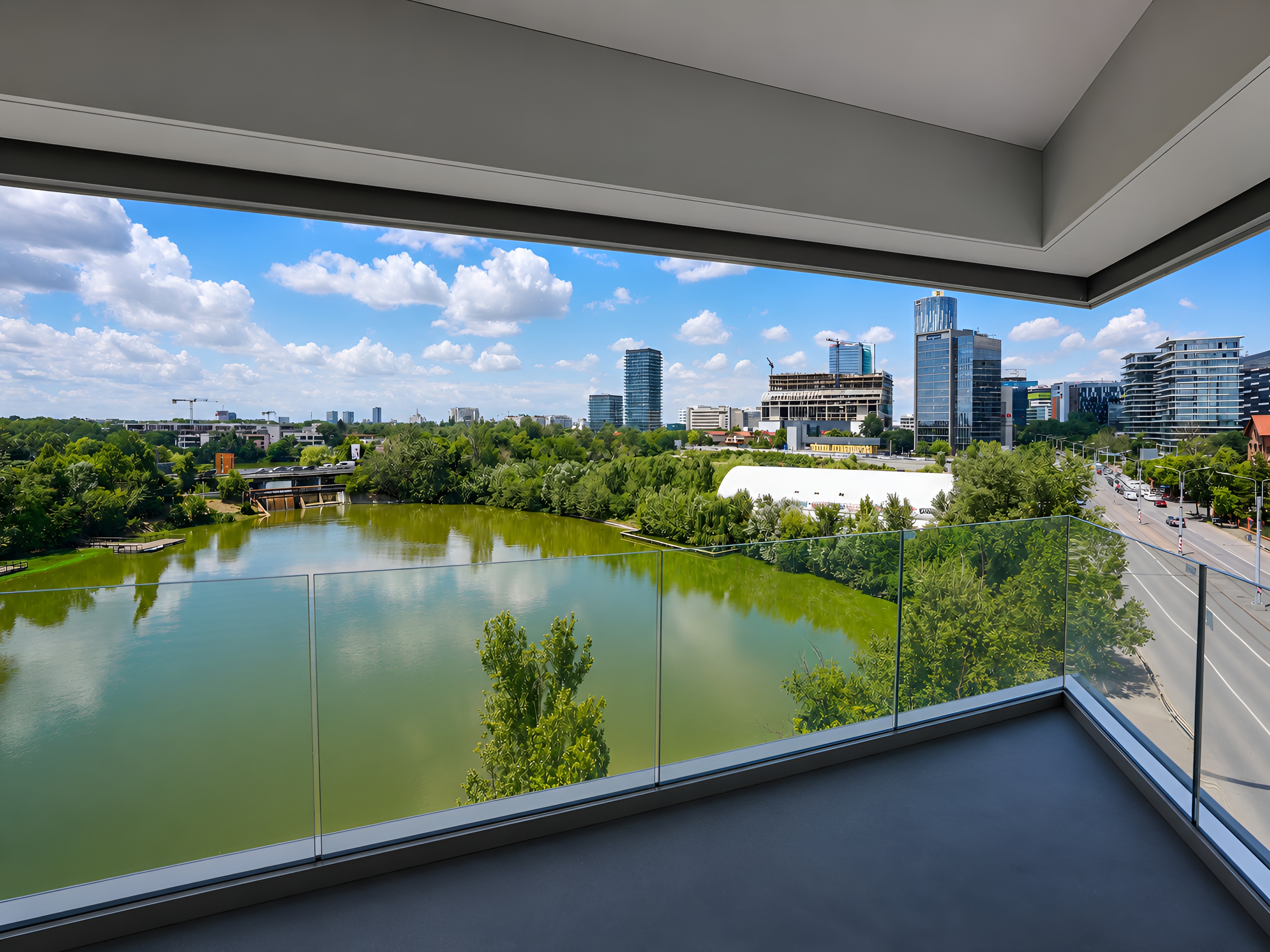  Four-Room Lakefront Apartment with Unobstructed Views over Lake Floreasca - 物件實景