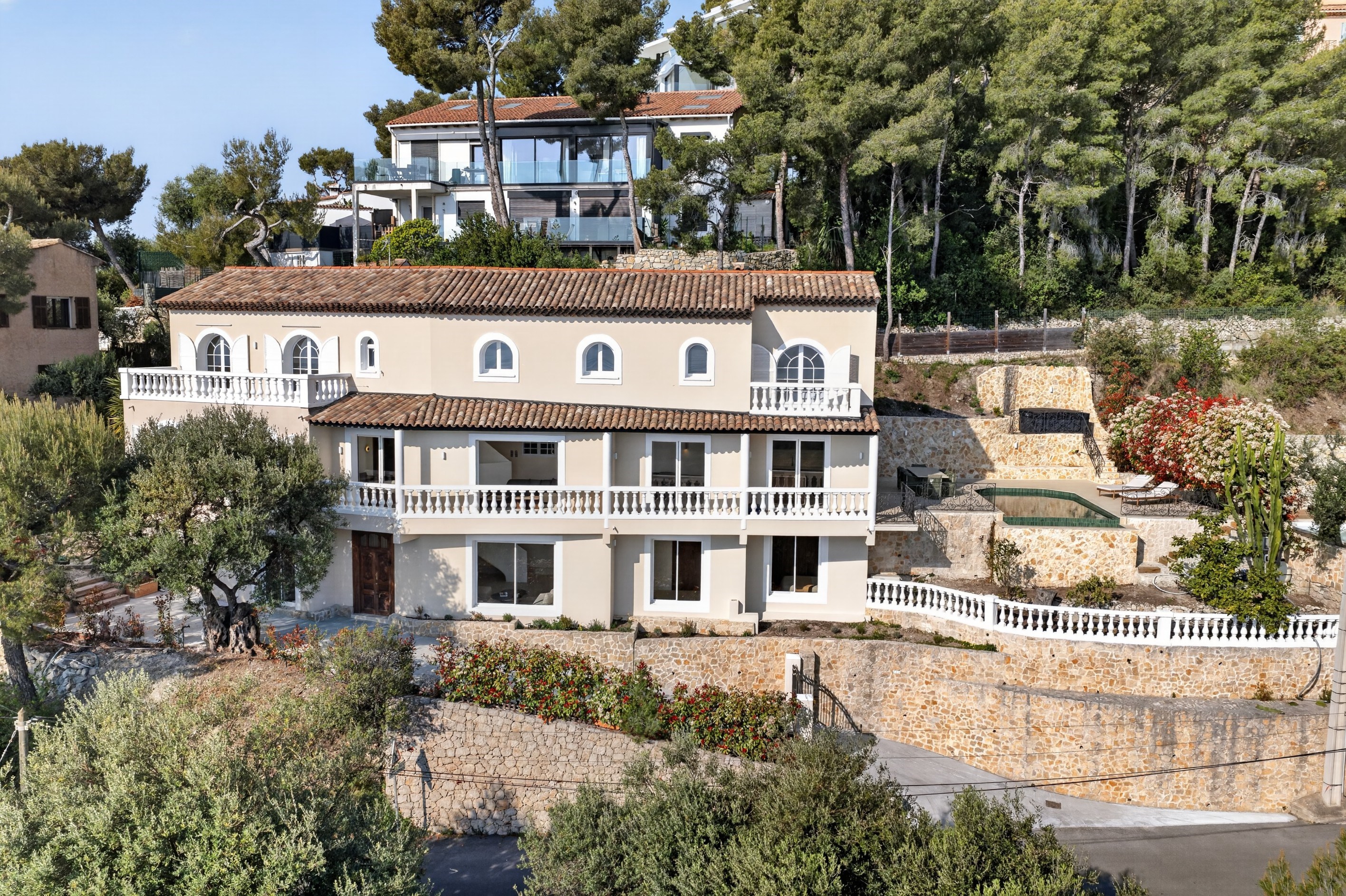  Roquebrune-Cap-Martin villa 350 sqm panoramic sea views pool luxury near Monaco - 物件實景