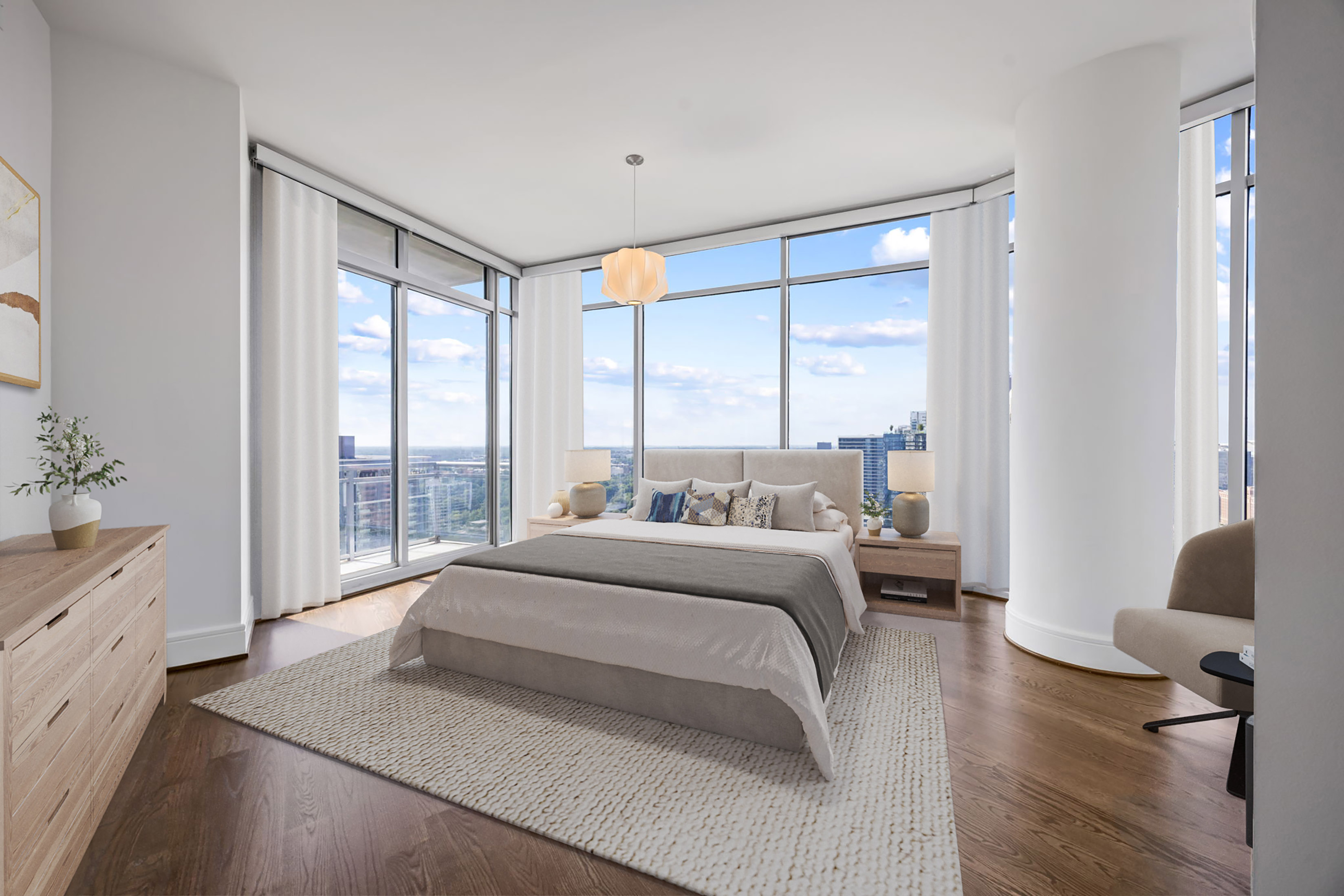  Exceptional Three Bedroom Plus Den Atop The Coveted Loews Hotel - 物件實景