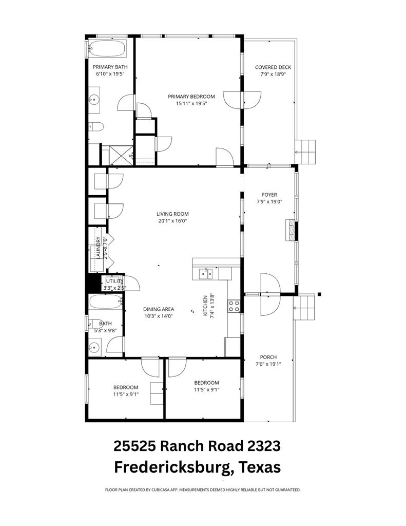 Fredericksburg, Texas, 78624, United States, 3 Bedrooms Bedrooms, ,2 BathroomsBathrooms,Residential,For Sale,1982918