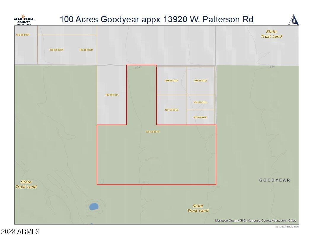 13920 W Patterson Road, Goodyear, Arizona, 85338, United States, ,Land,For Sale,13920 W Patterson Road,1628339