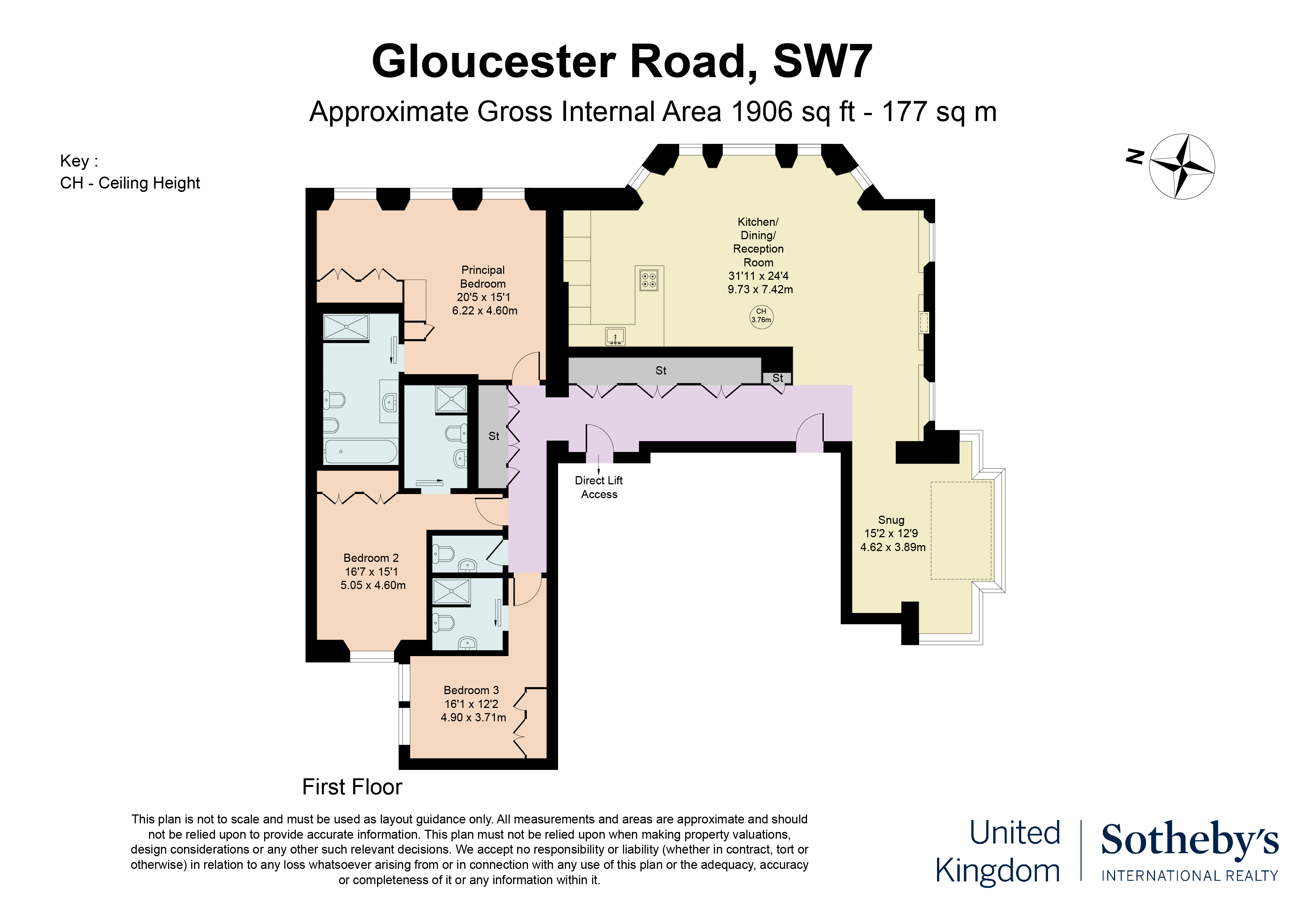  A Grand Lateral Apartment with Direct Lift Access in South Kensington - 物件實景