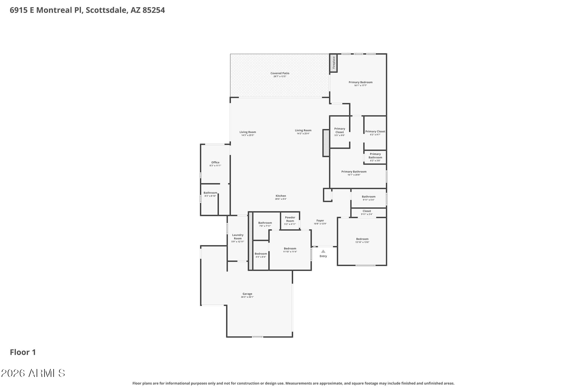  6915 E Montreal Place  Scottsdale, AZ 85254 - 物件實景